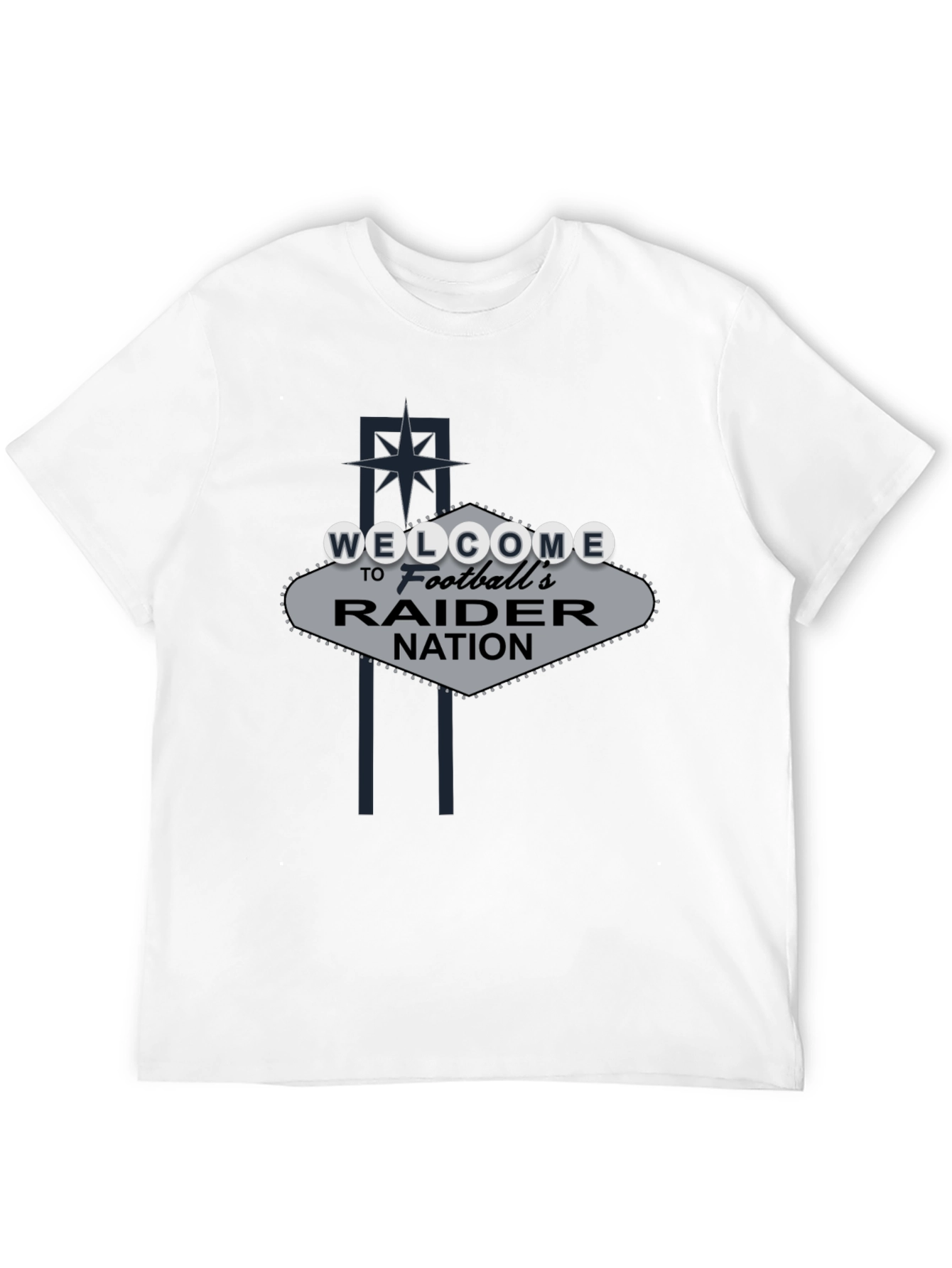 Welcome Raider Nation Black T-Shirt