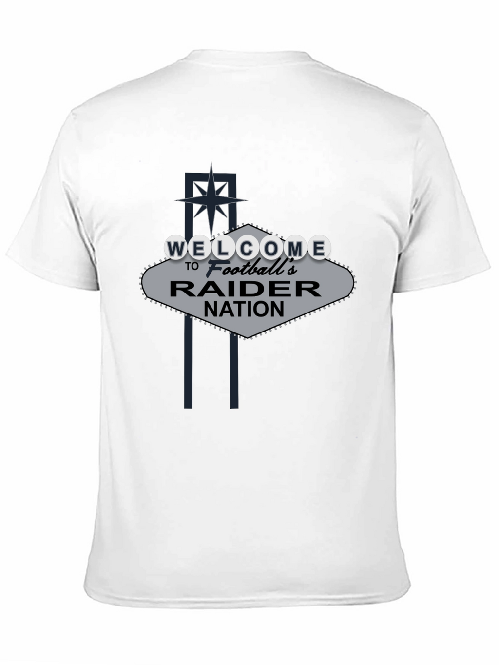 Welcome Raider Nation Black T-Shirt