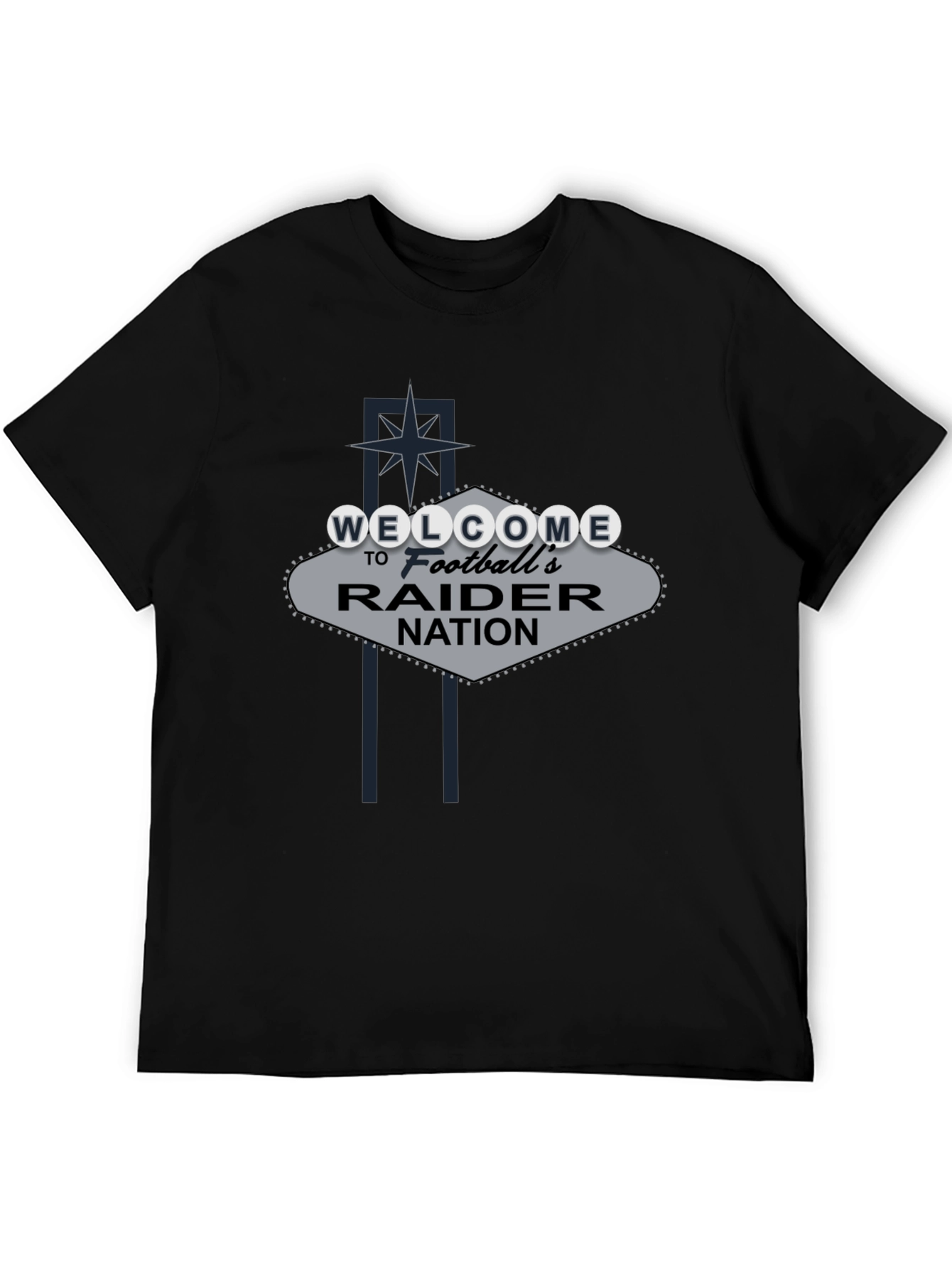 Welcome Raider Nation Black T-Shirt