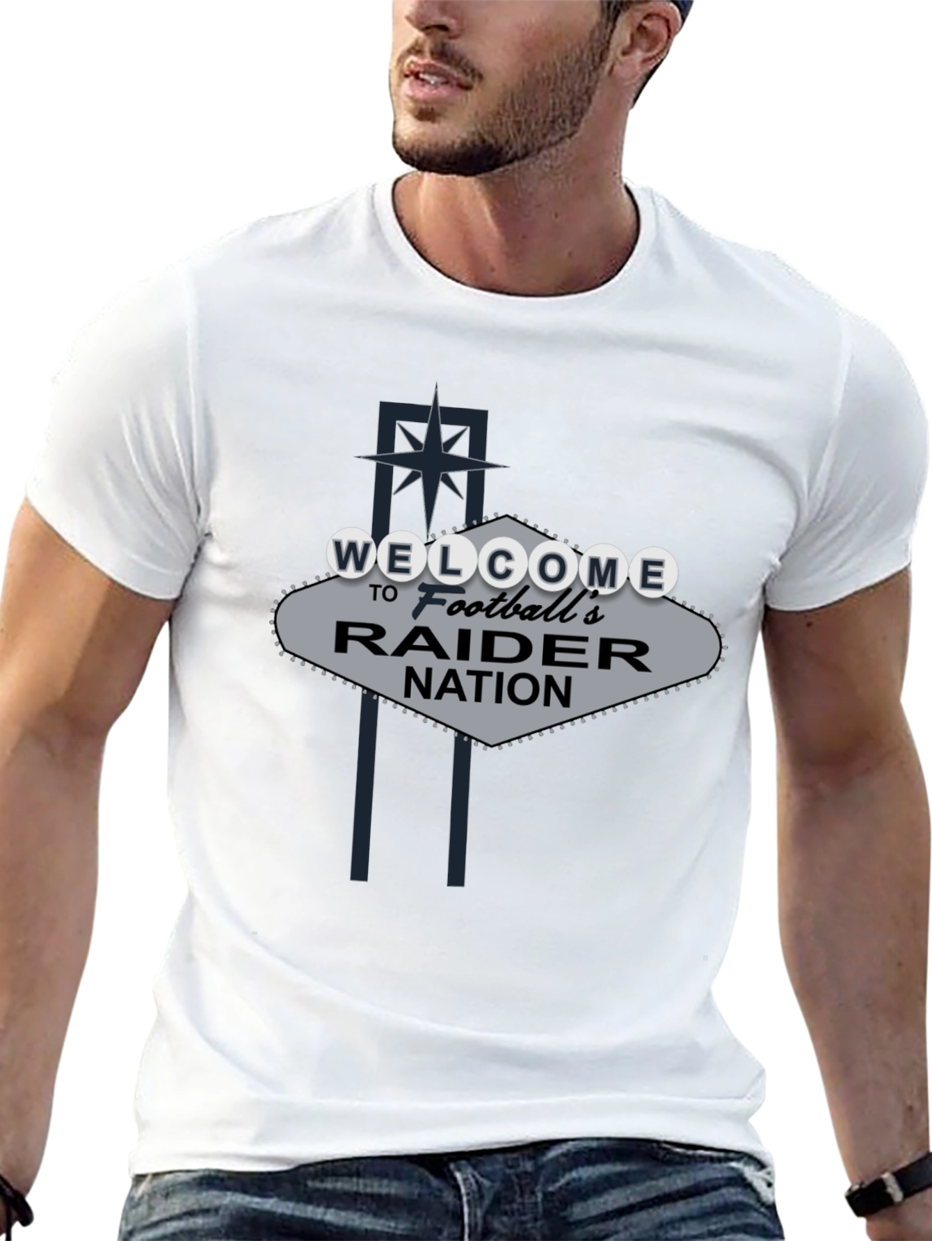 Welcome Raider Nation Black T-Shirt