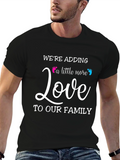 Adding Love T-Shirt - Pregnancy Announcement Tee