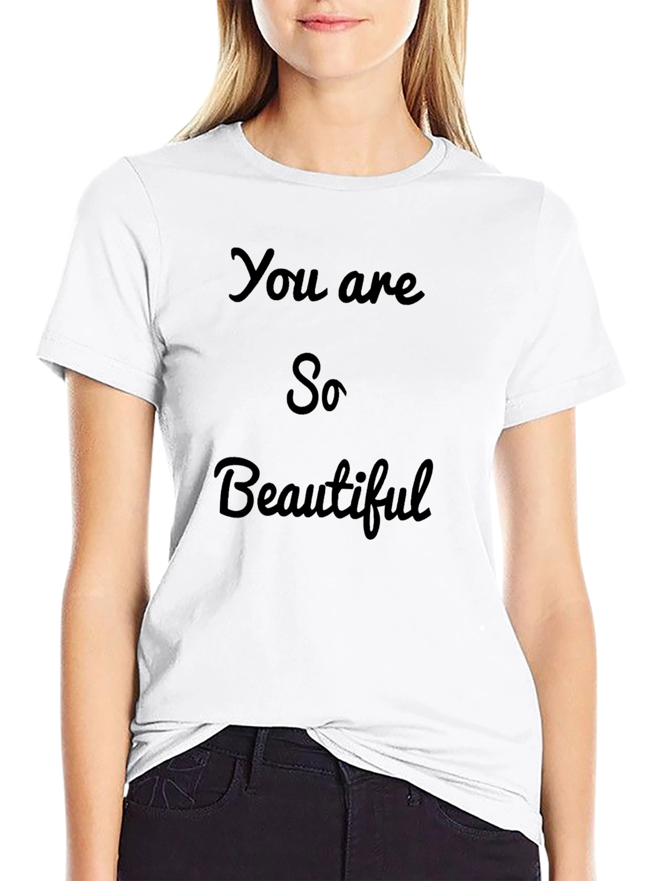 You Are So Beautiful Black T-Shirt