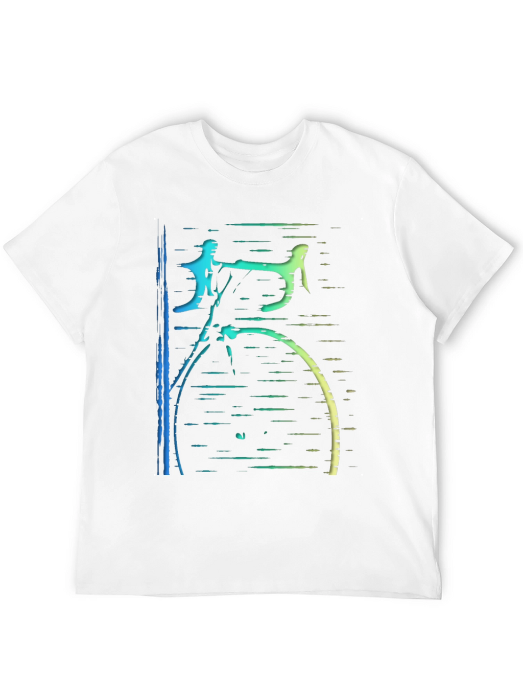 Cycling Art Black T-Shirt