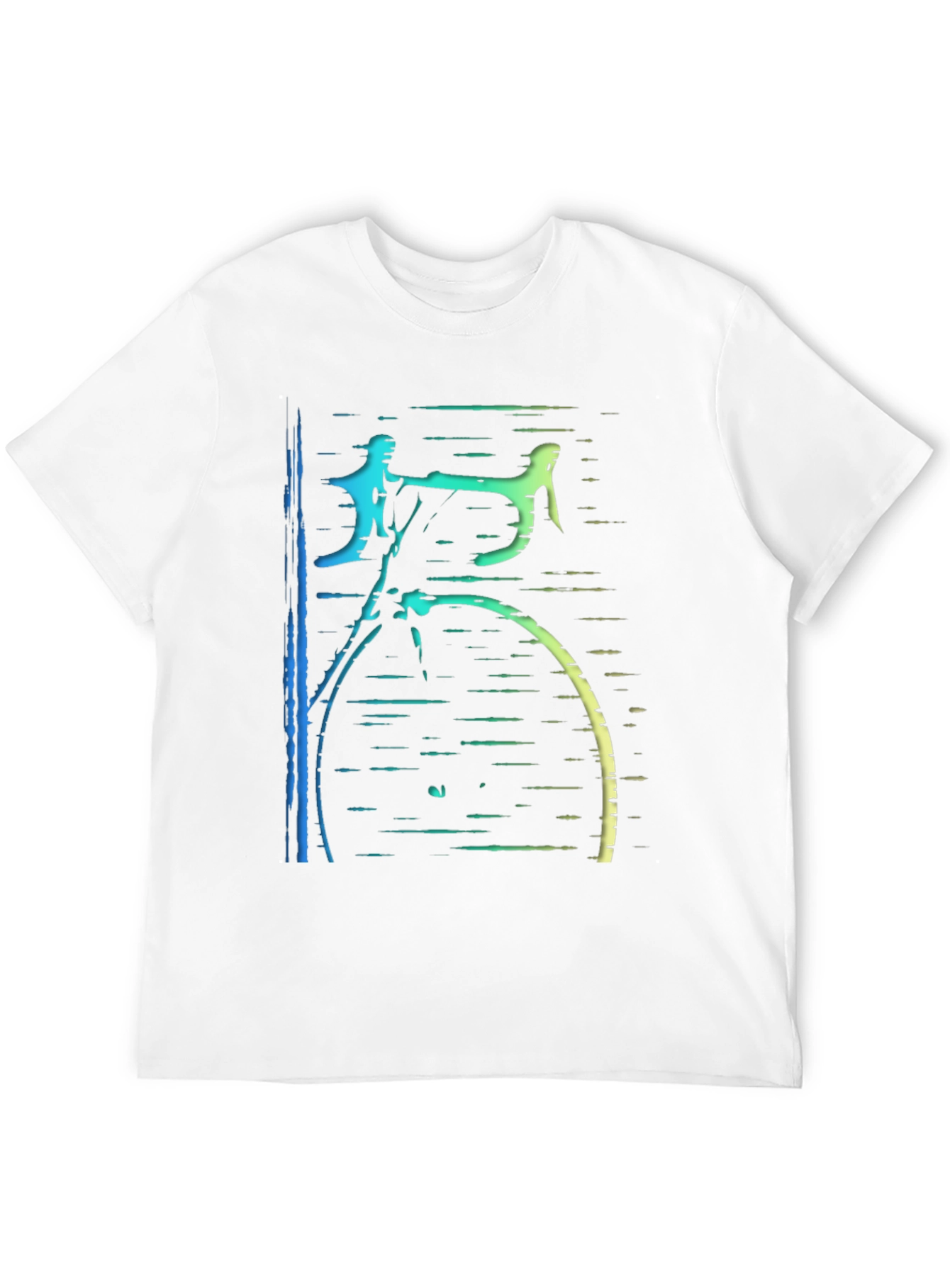 Cycling Art Black T-Shirt