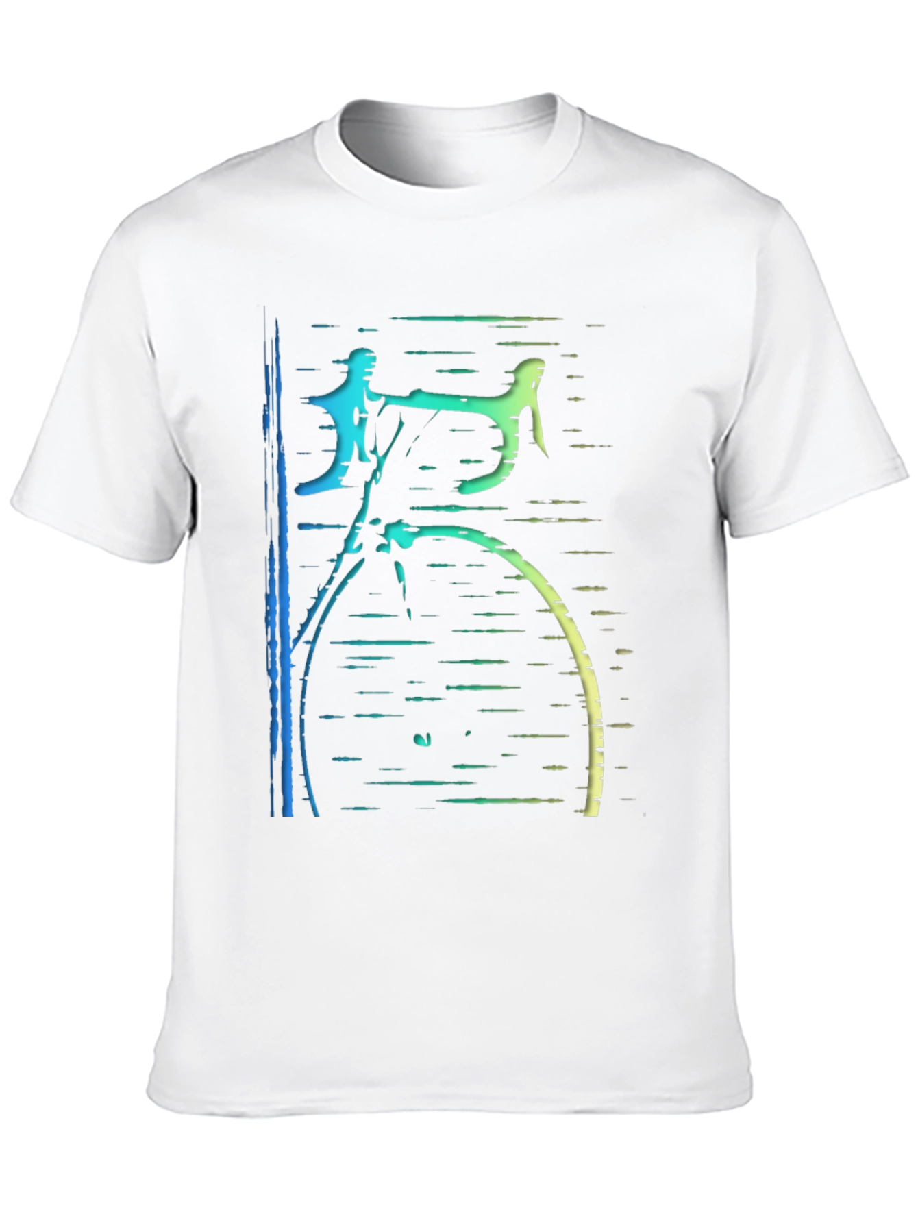 Cycling Art Black T-Shirt