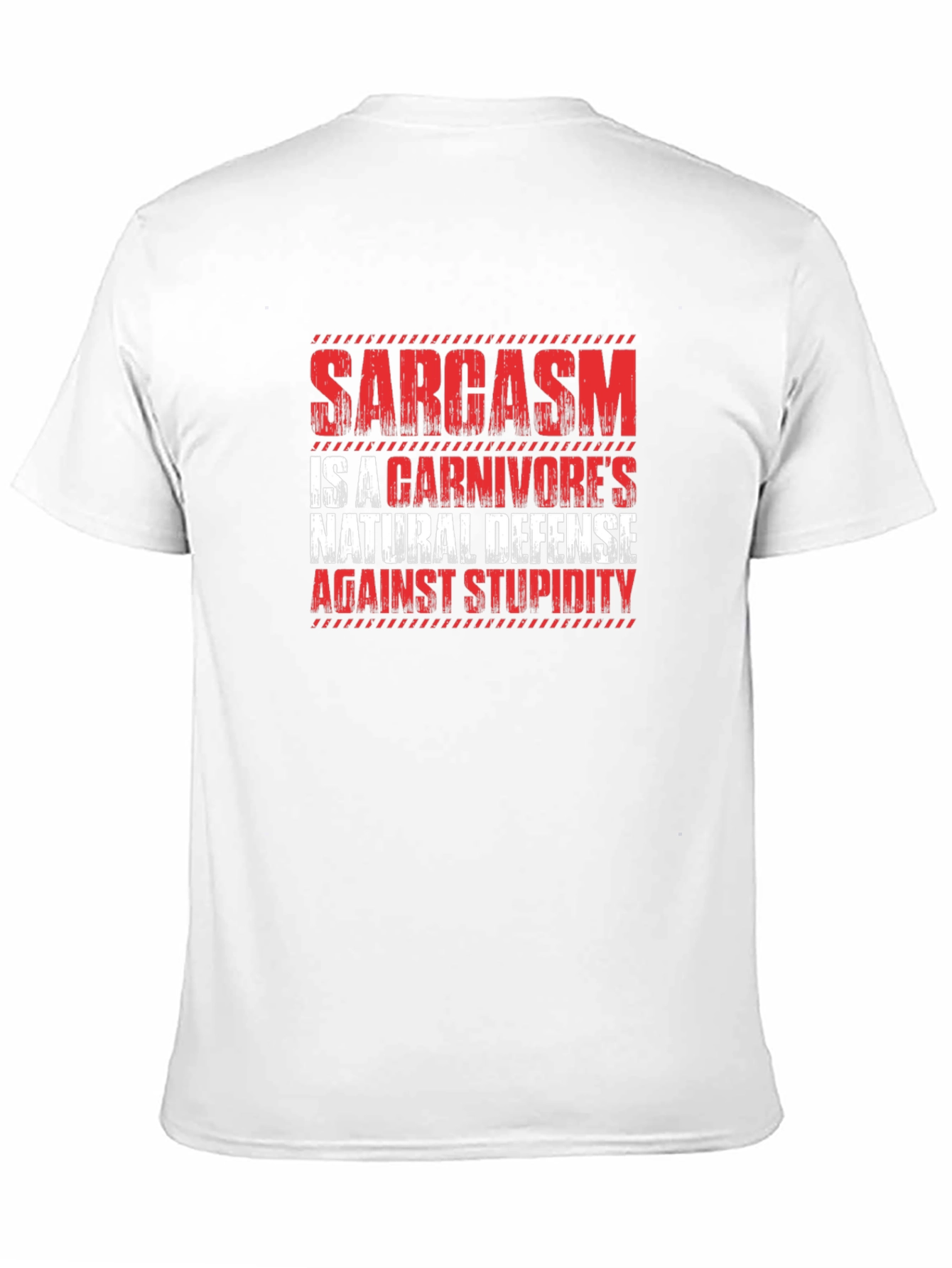 Sarcasm Carnivores Defense Graphic Tee