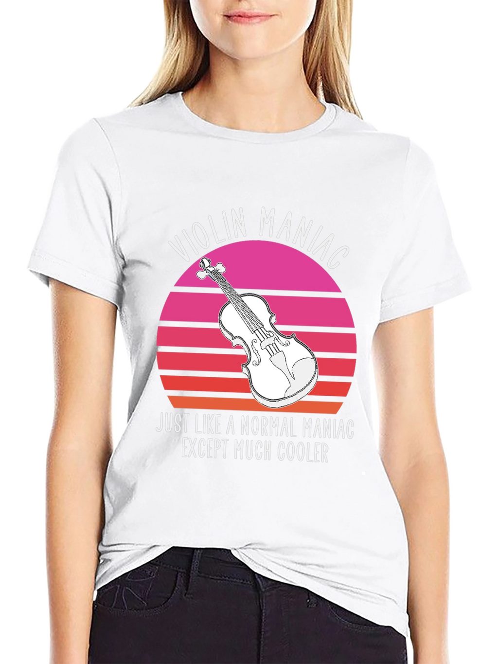 Violin Maniac T-Shirt - Cool Musician Tee