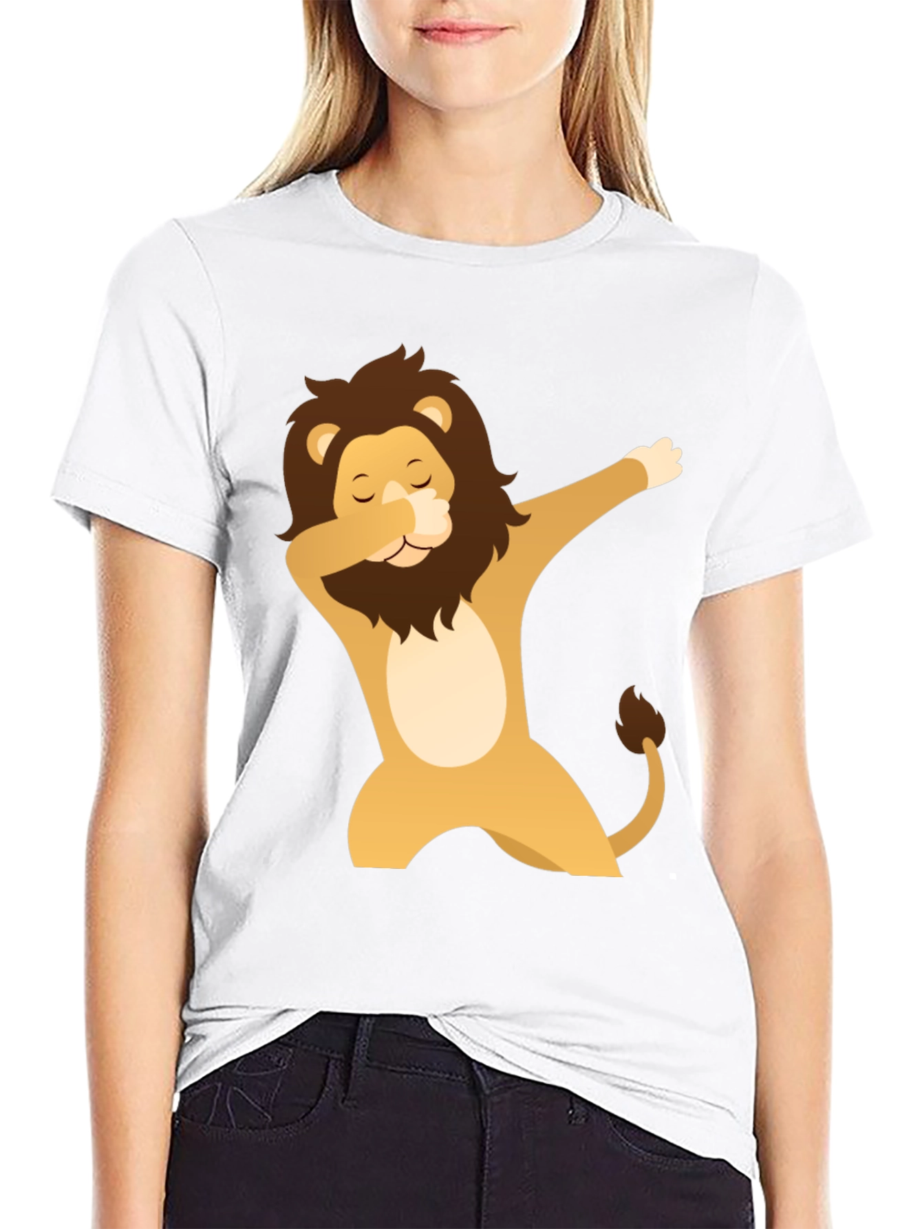 Dabbing Lion Graphic Tee - Cool & Trendy T-Shirt