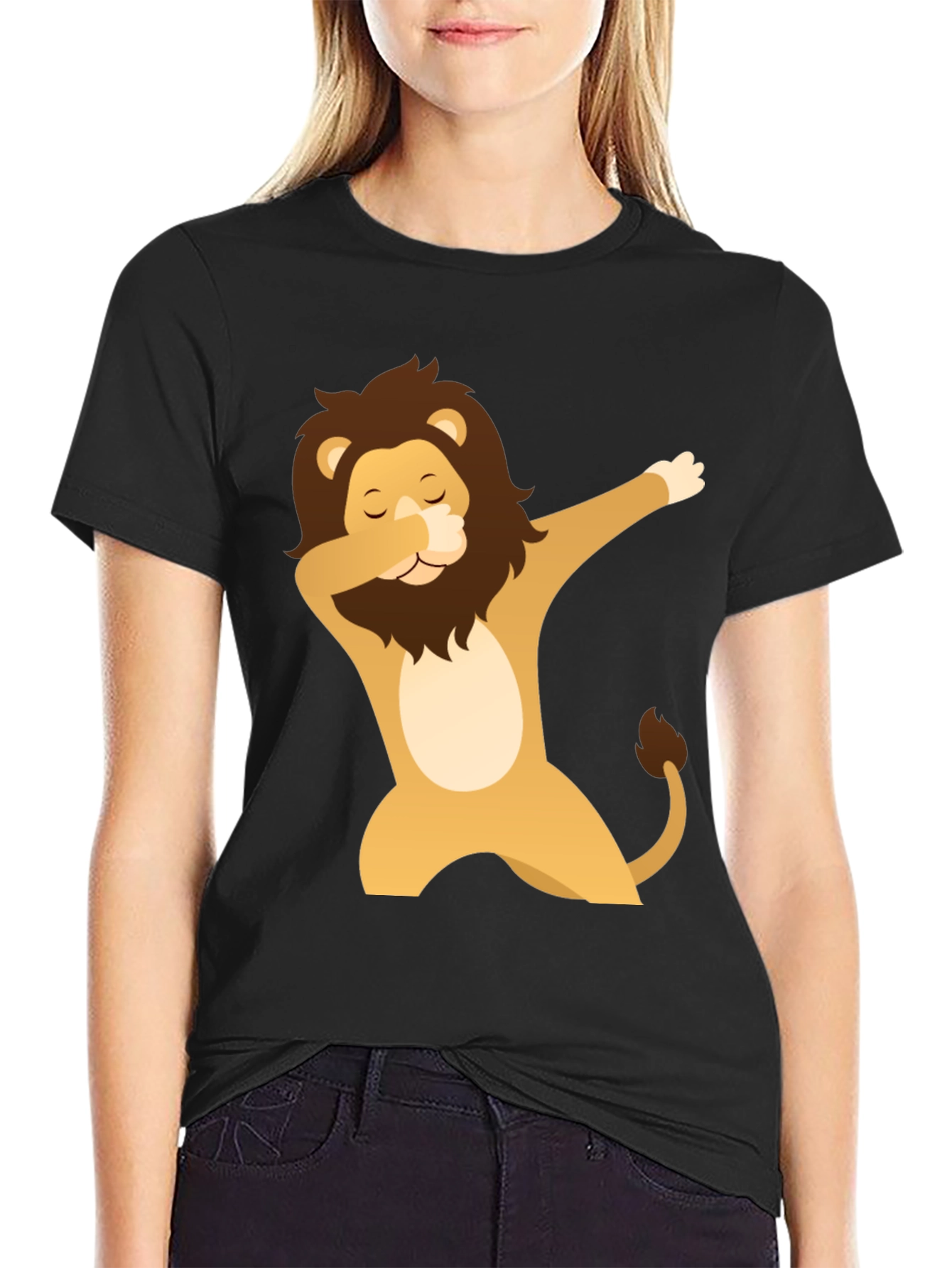 Dabbing Lion Graphic Tee - Cool & Trendy T-Shirt