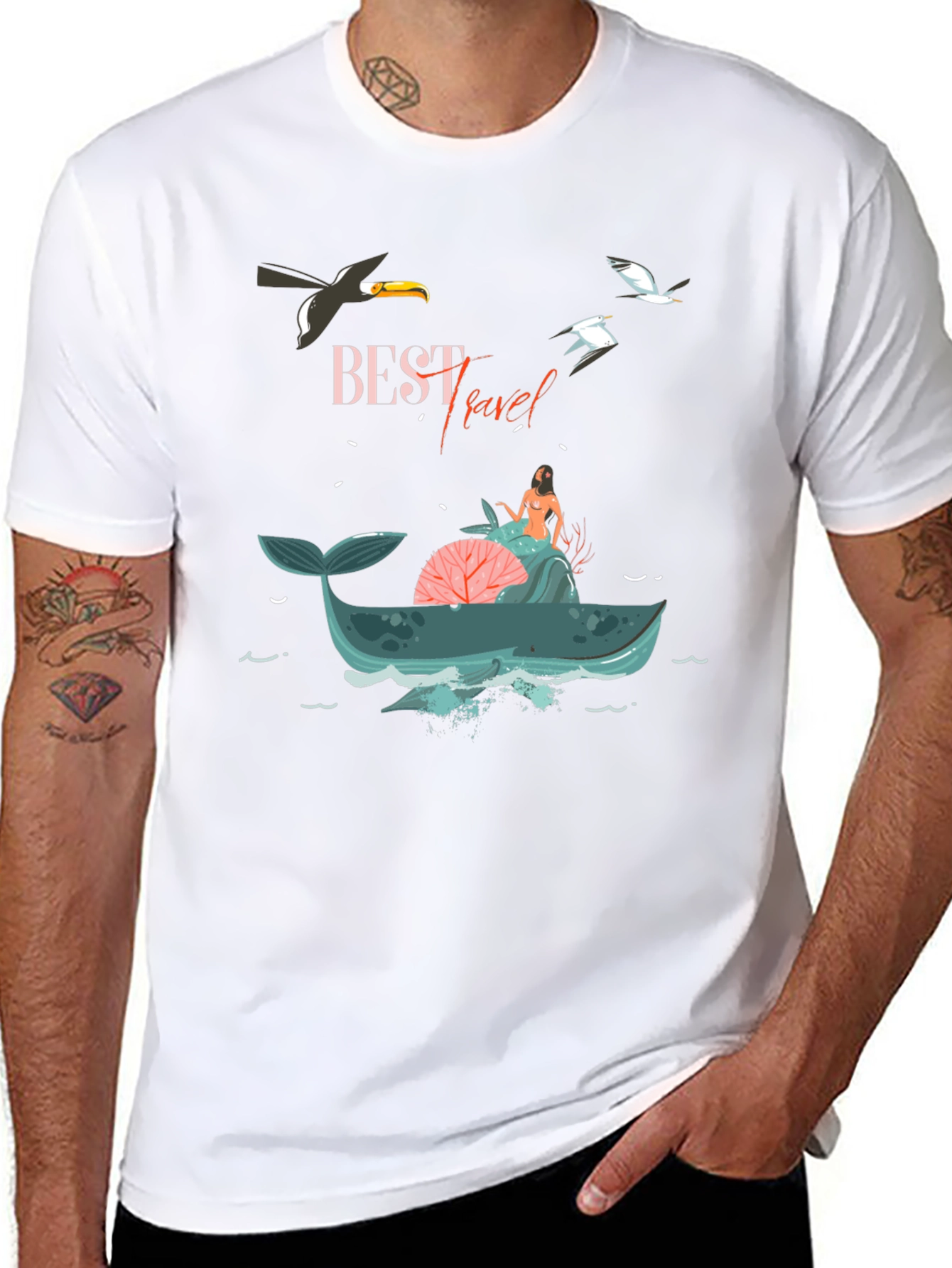 Best Travel Graphic T-Shirt - Whale Adventure Tee