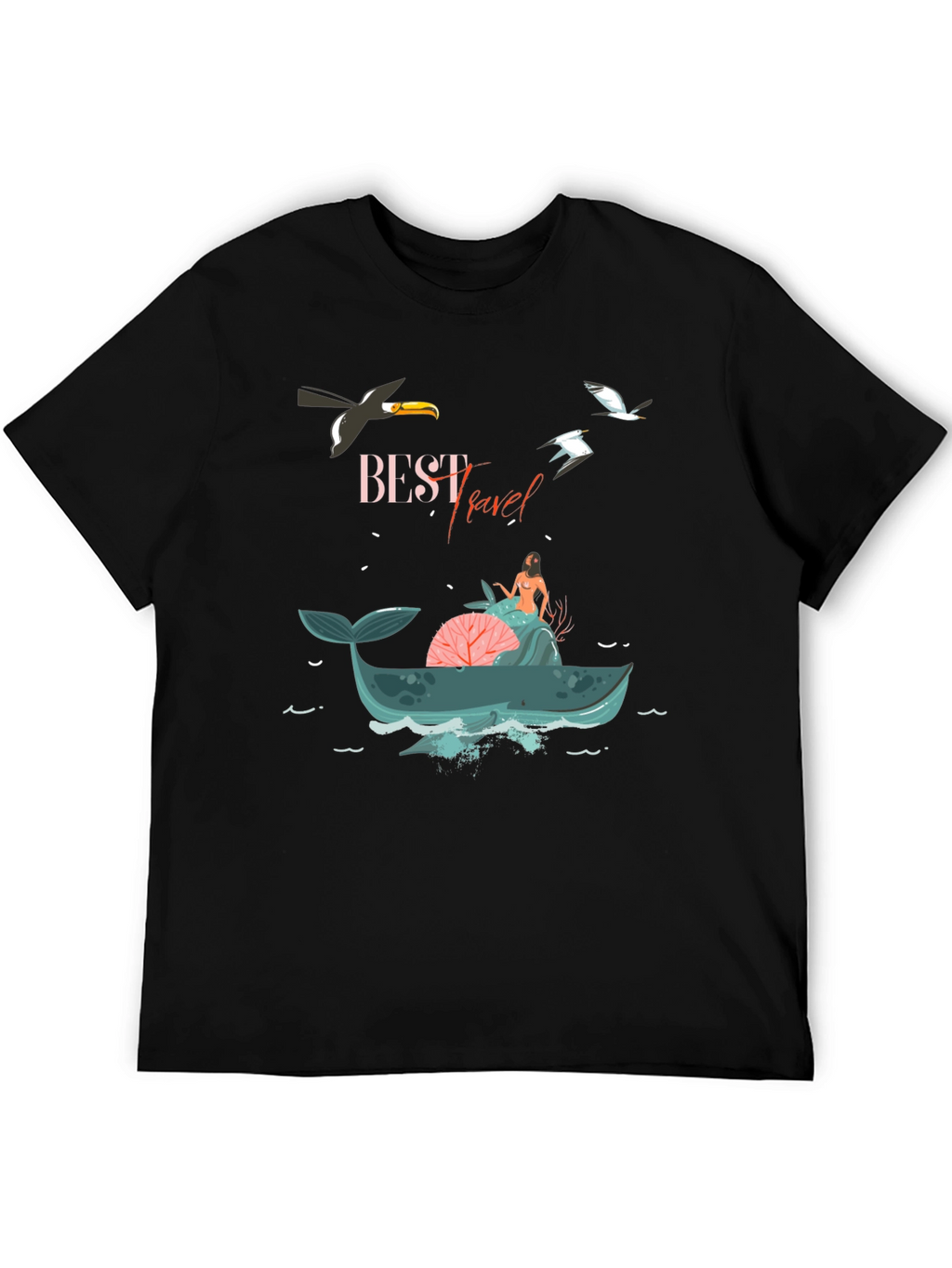Best Travel Graphic T-Shirt - Whale Adventure Tee