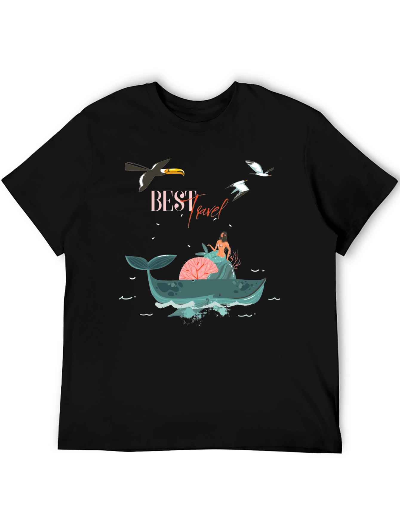Best Travel Graphic T-Shirt - Whale Adventure Tee