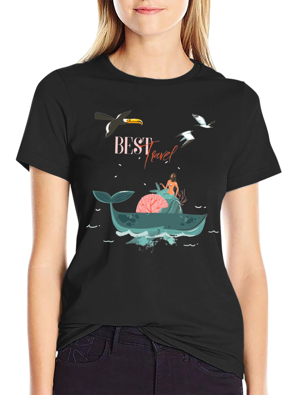 Best Travel Graphic T-Shirt - Whale Adventure Tee