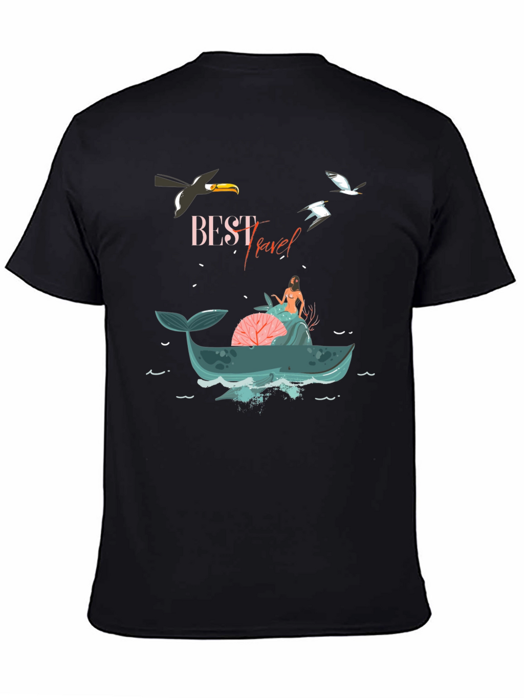 Best Travel Graphic T-Shirt - Whale Adventure Tee