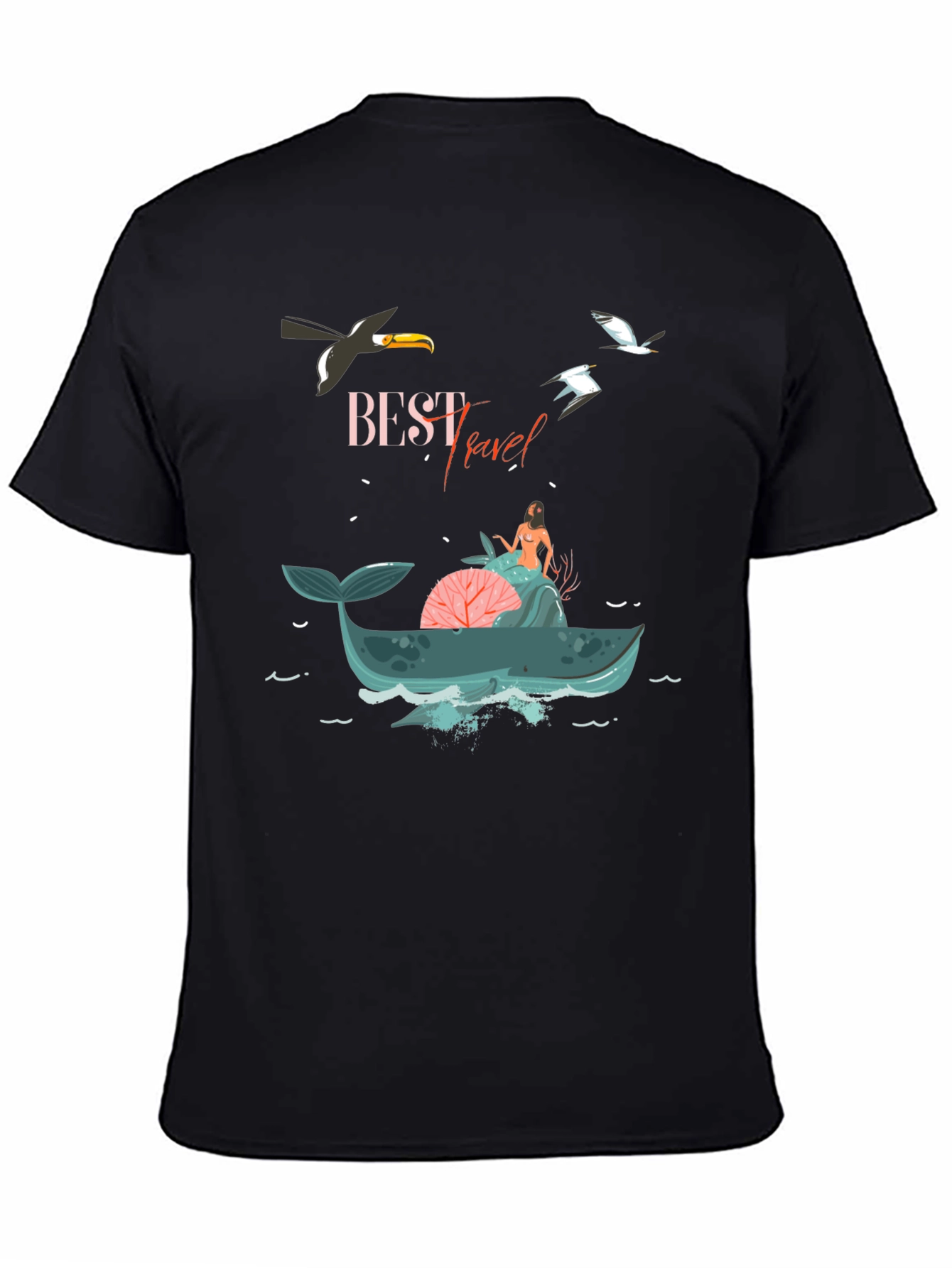Best Travel Graphic T-Shirt - Whale Adventure Tee