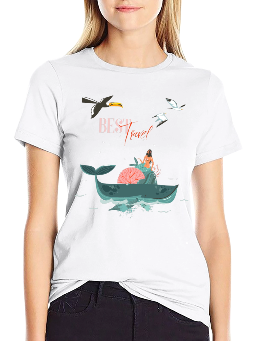 Best Travel Graphic T-Shirt - Whale Adventure Tee