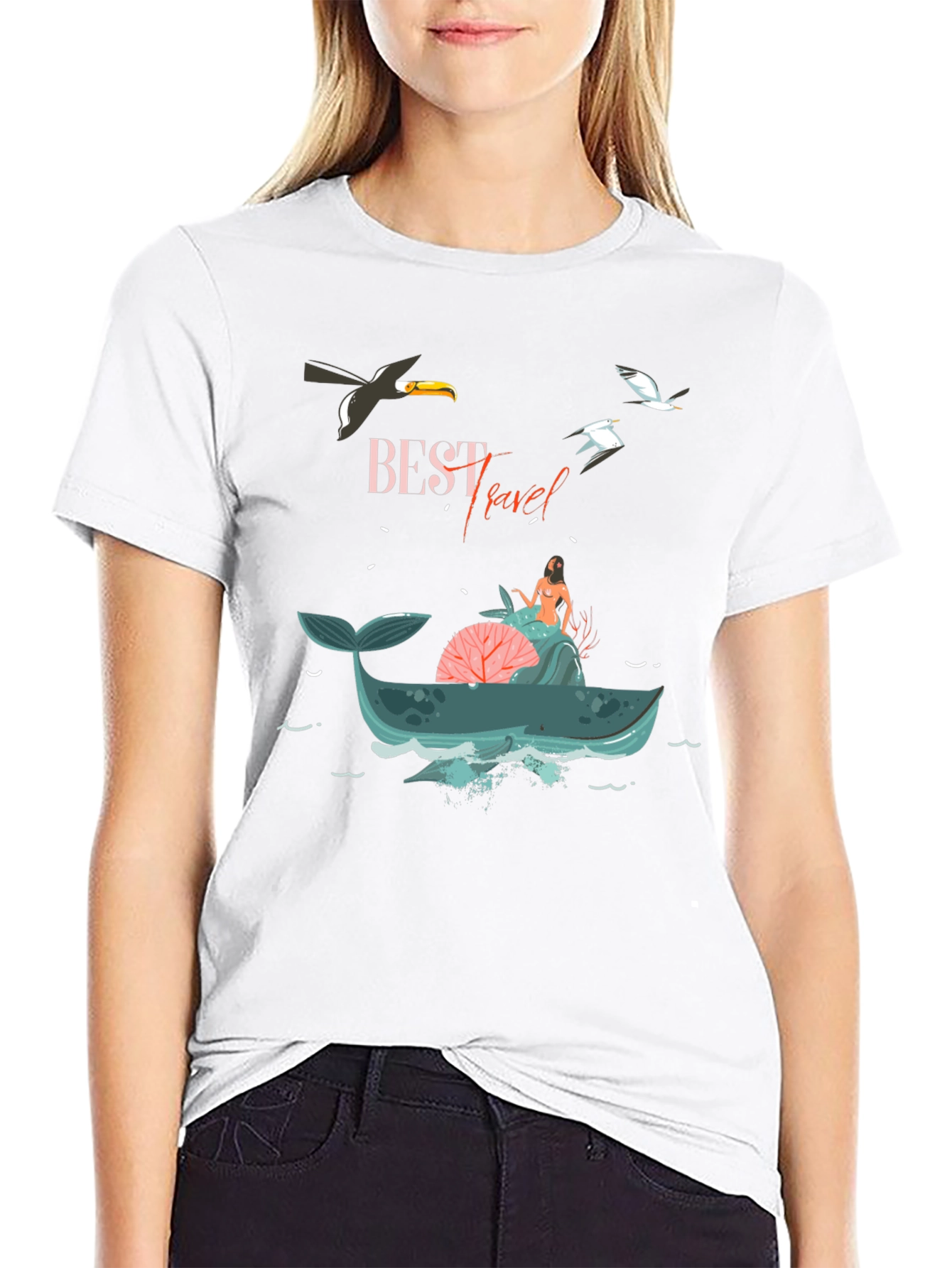 Best Travel Graphic T-Shirt - Whale Adventure Tee
