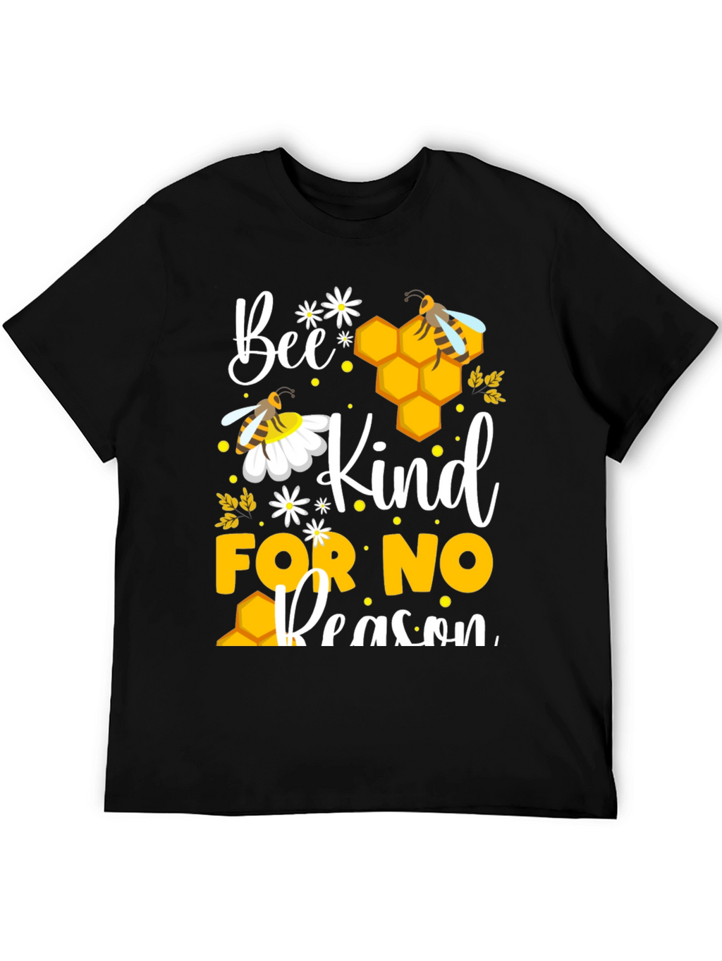 Bee Kind T-Shirt - Honeycomb Design