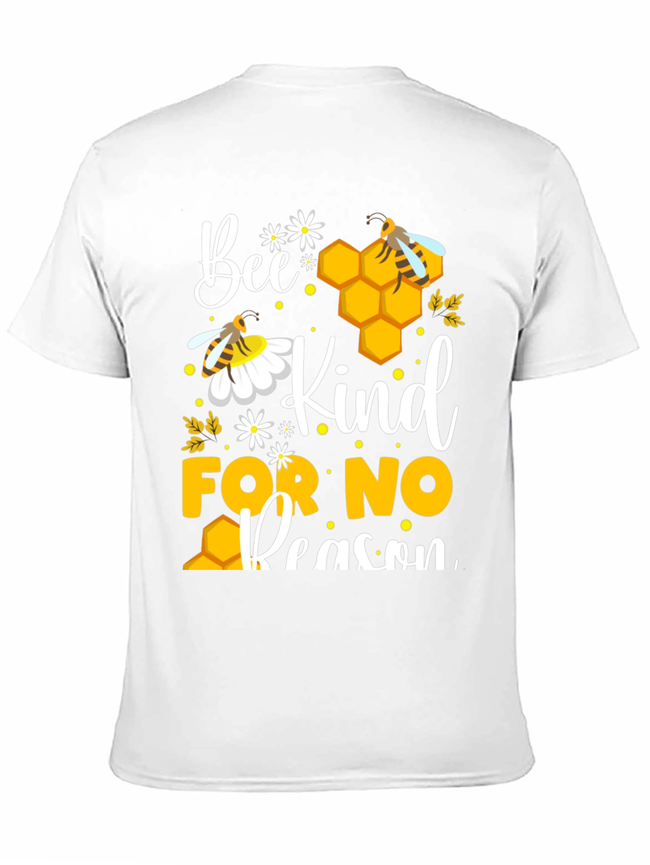 Bee Kind T-Shirt - Honeycomb Design