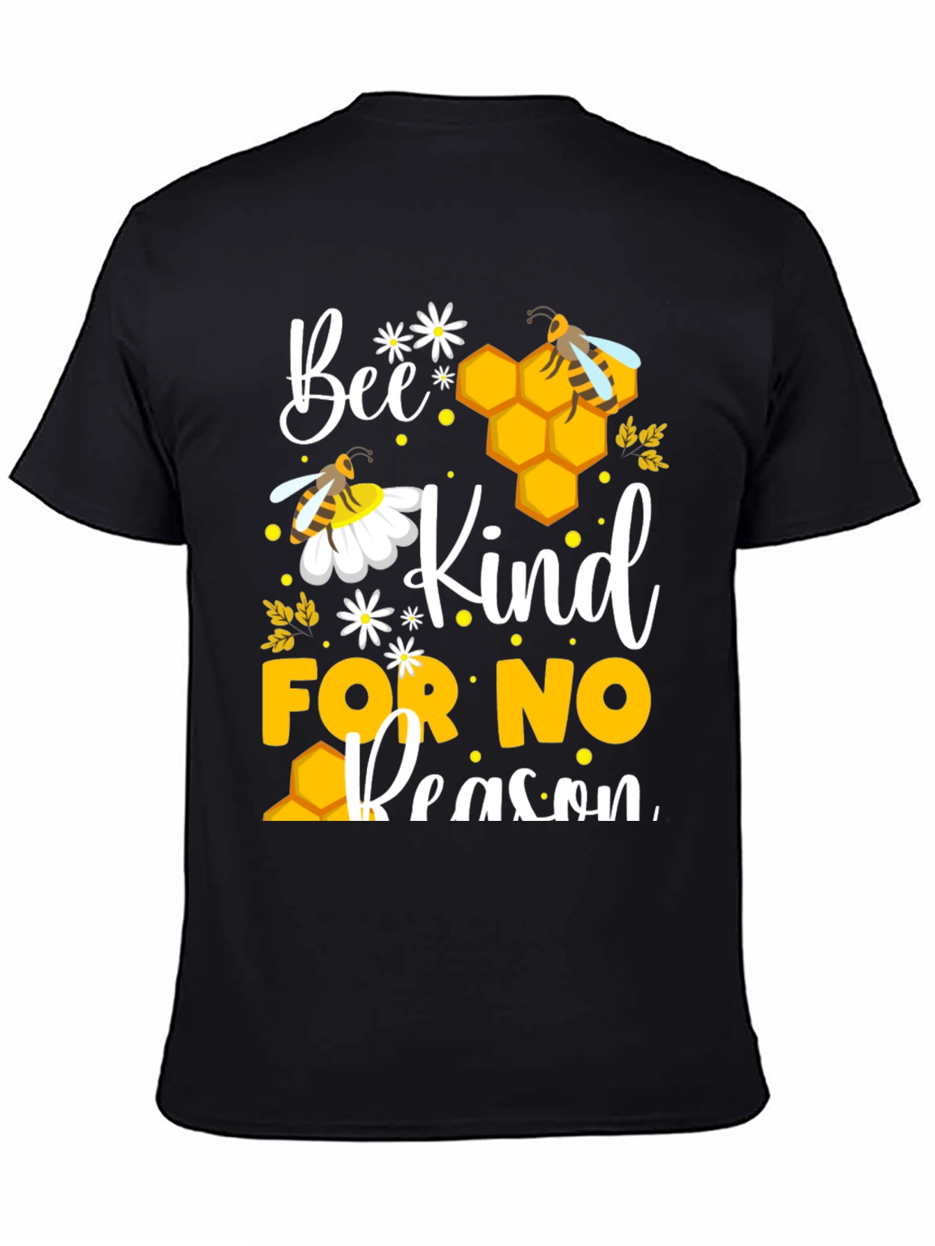 Bee Kind T-Shirt - Honeycomb Design