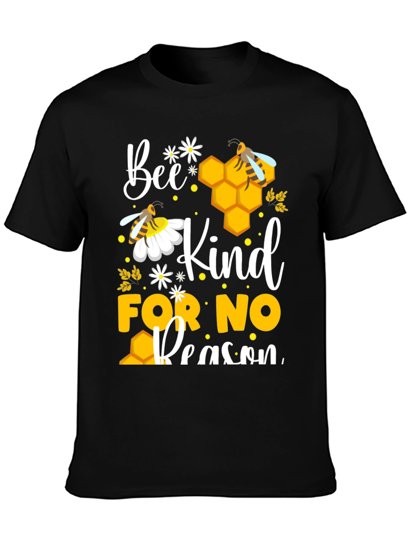 Bee Kind T-Shirt - Honeycomb Design