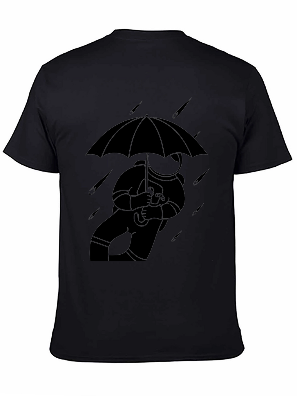 Astronaut Umbrella T-Shirt - Stylish Space Tee