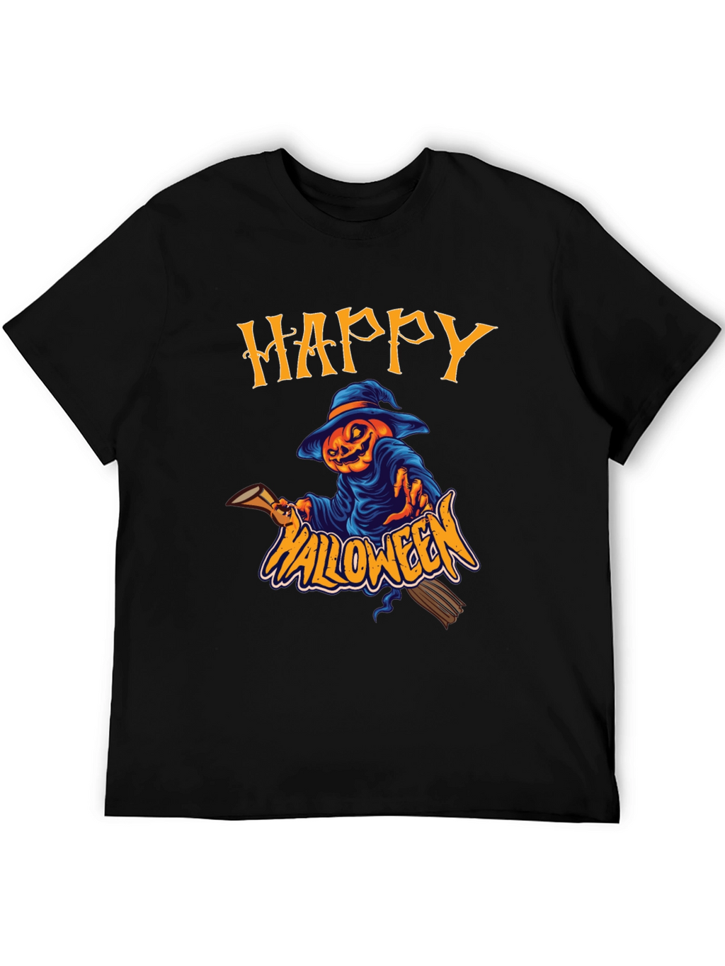 Happy Halloween Pumpkin Scarecrow T-Shirt