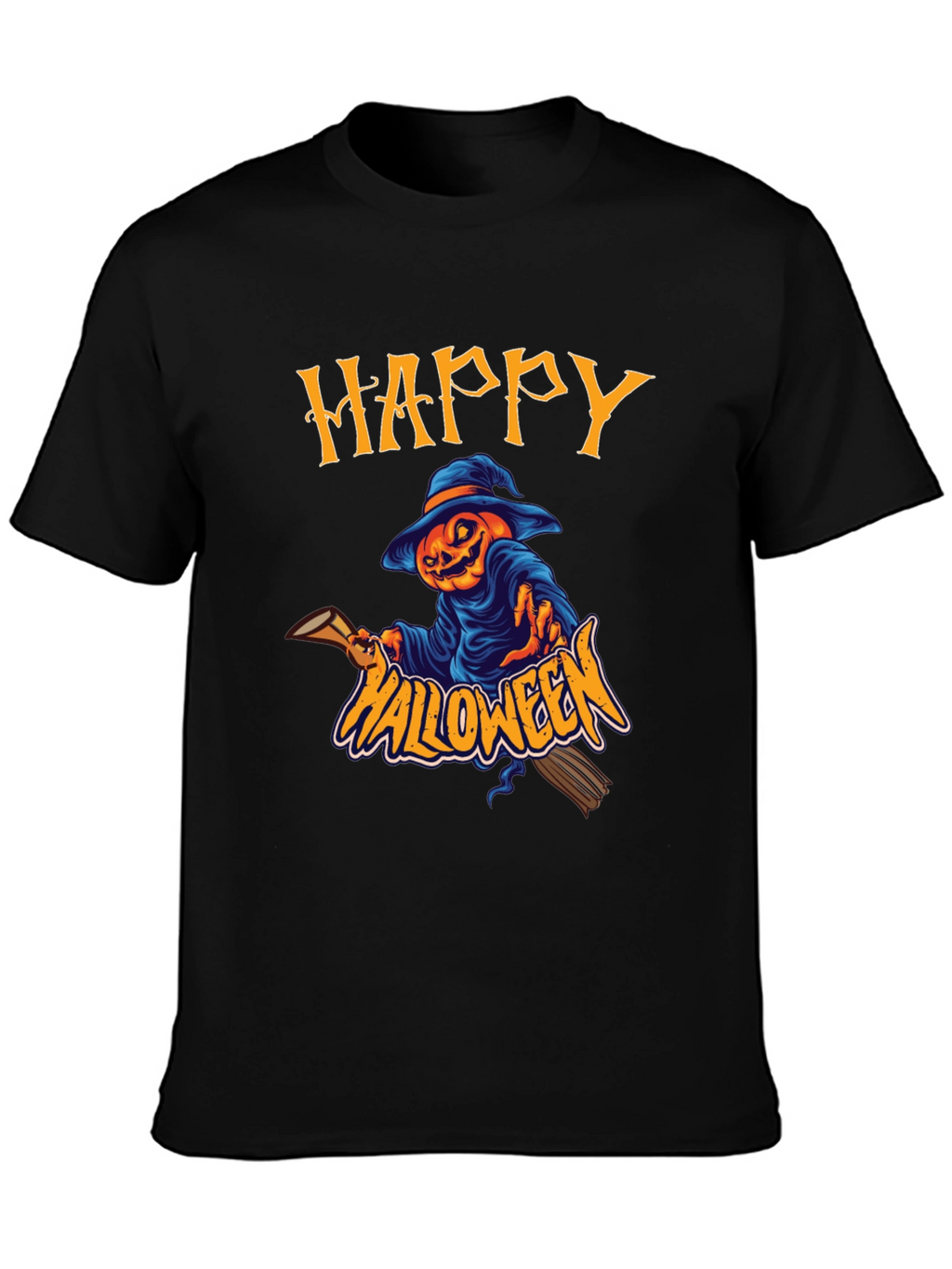 Happy Halloween Pumpkin Scarecrow T-Shirt