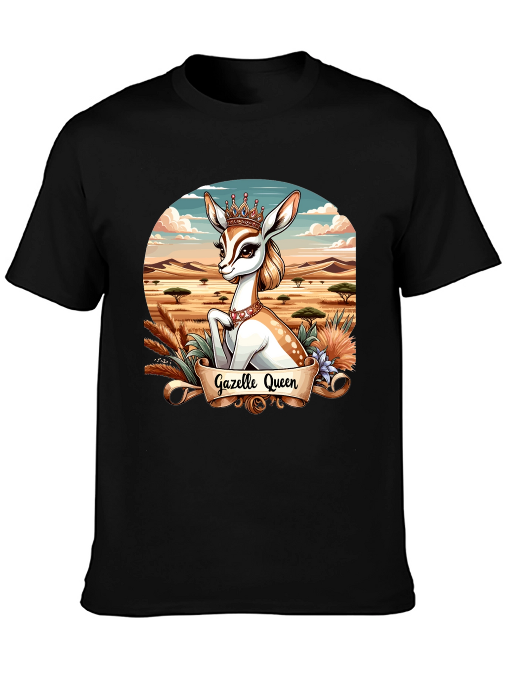 Gazelle Queen Graphic Tee