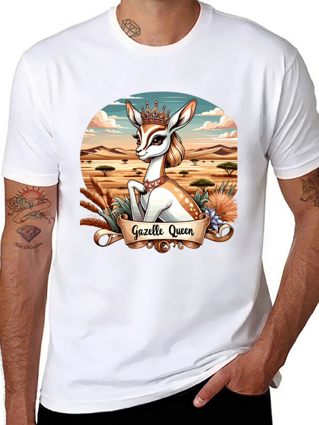 Gazelle Queen Graphic Tee