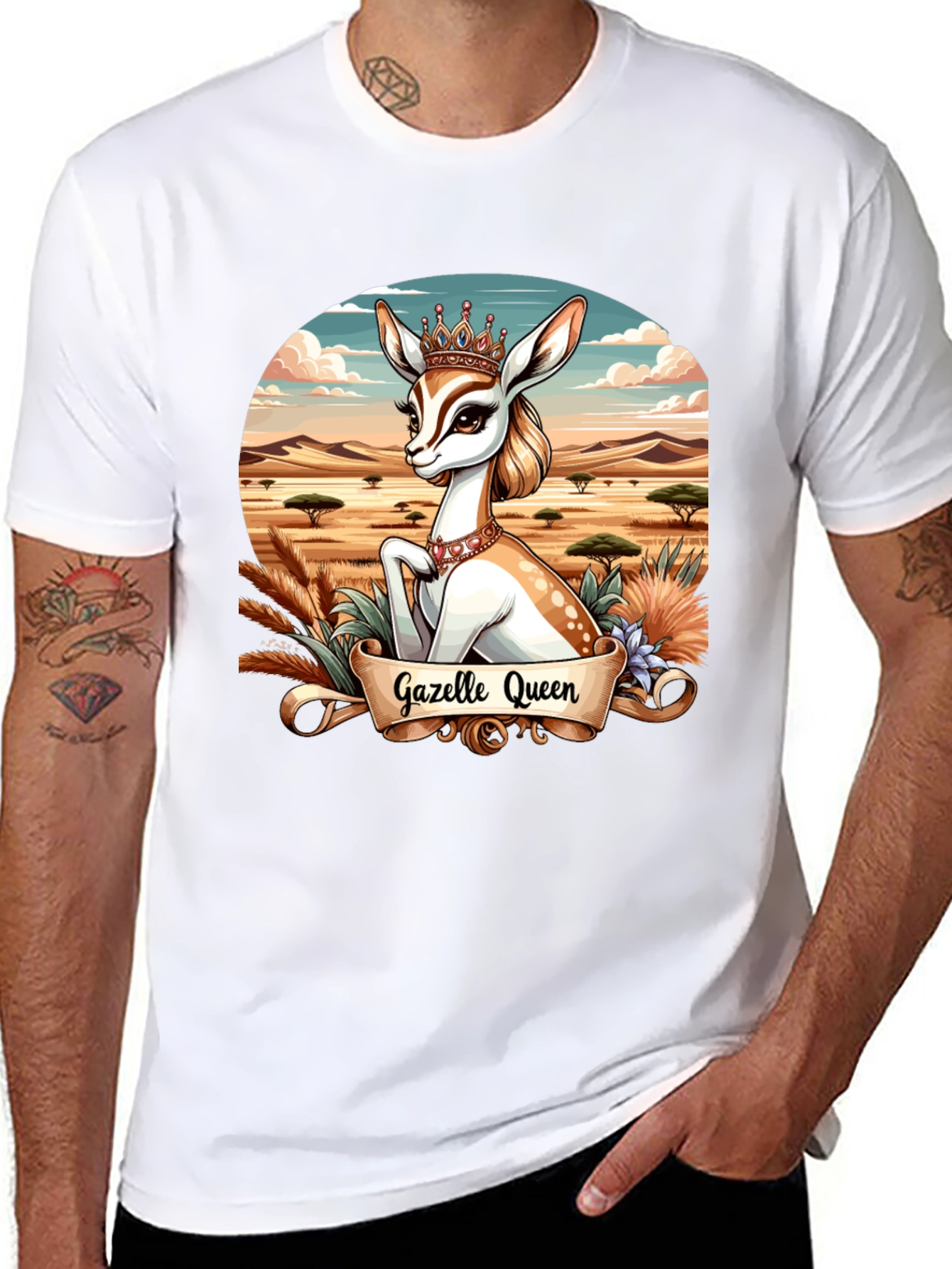 Gazelle Queen Graphic Tee