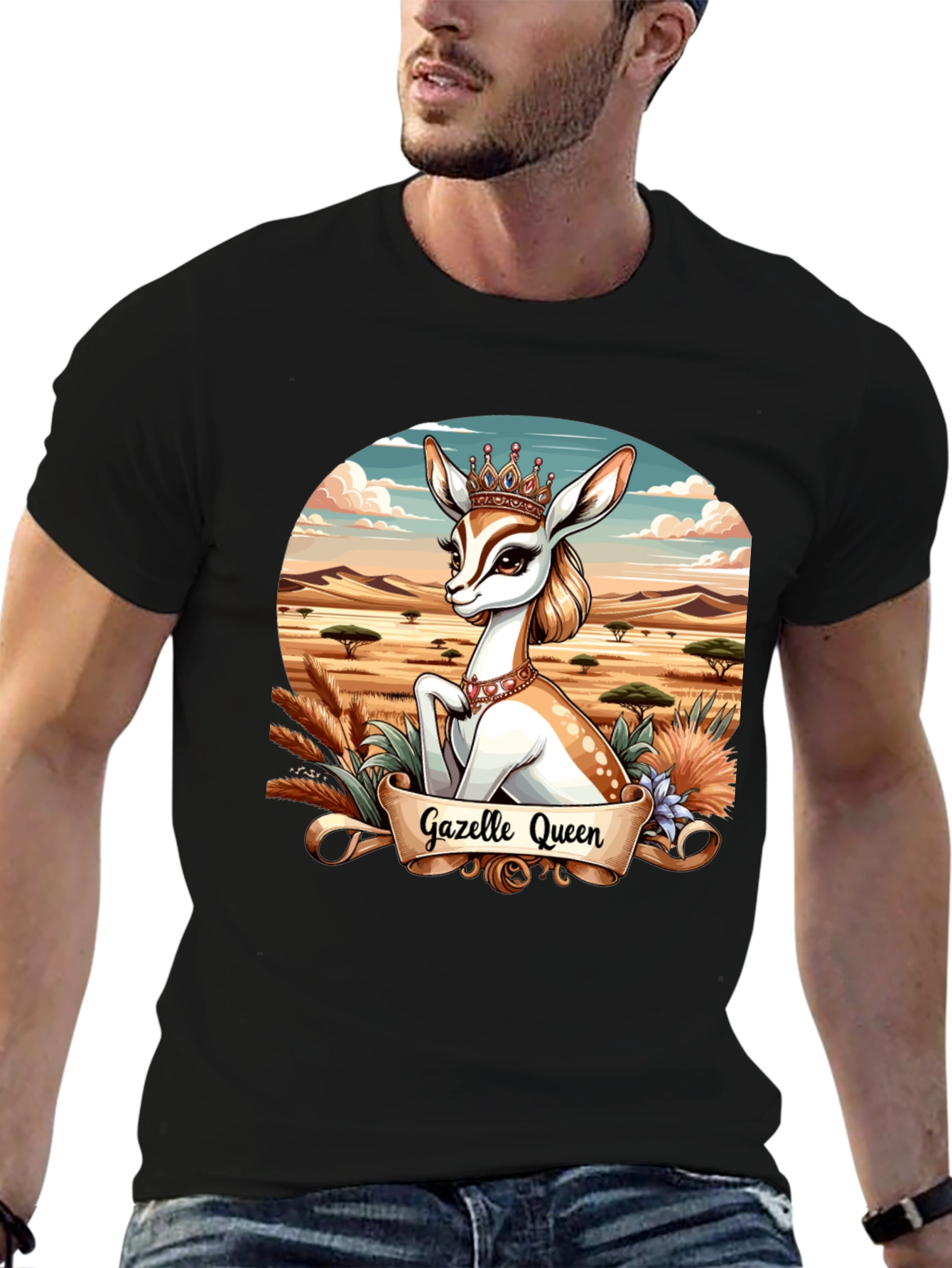 Gazelle Queen Graphic Tee