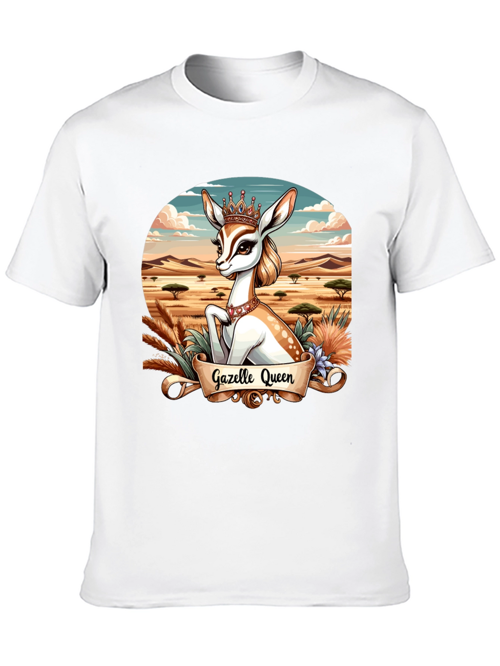 Gazelle Queen Graphic Tee