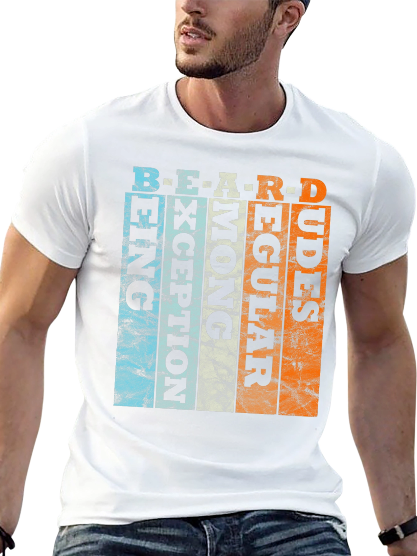 Beard Rules Funny Graphic T-Shirt