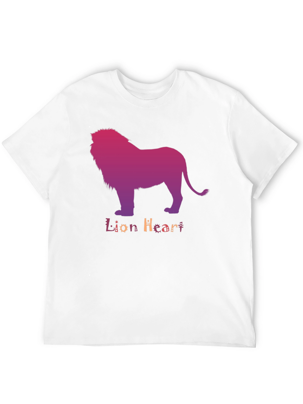 Lion Heart Graphic Tee - Stylish Mens T-Shirt