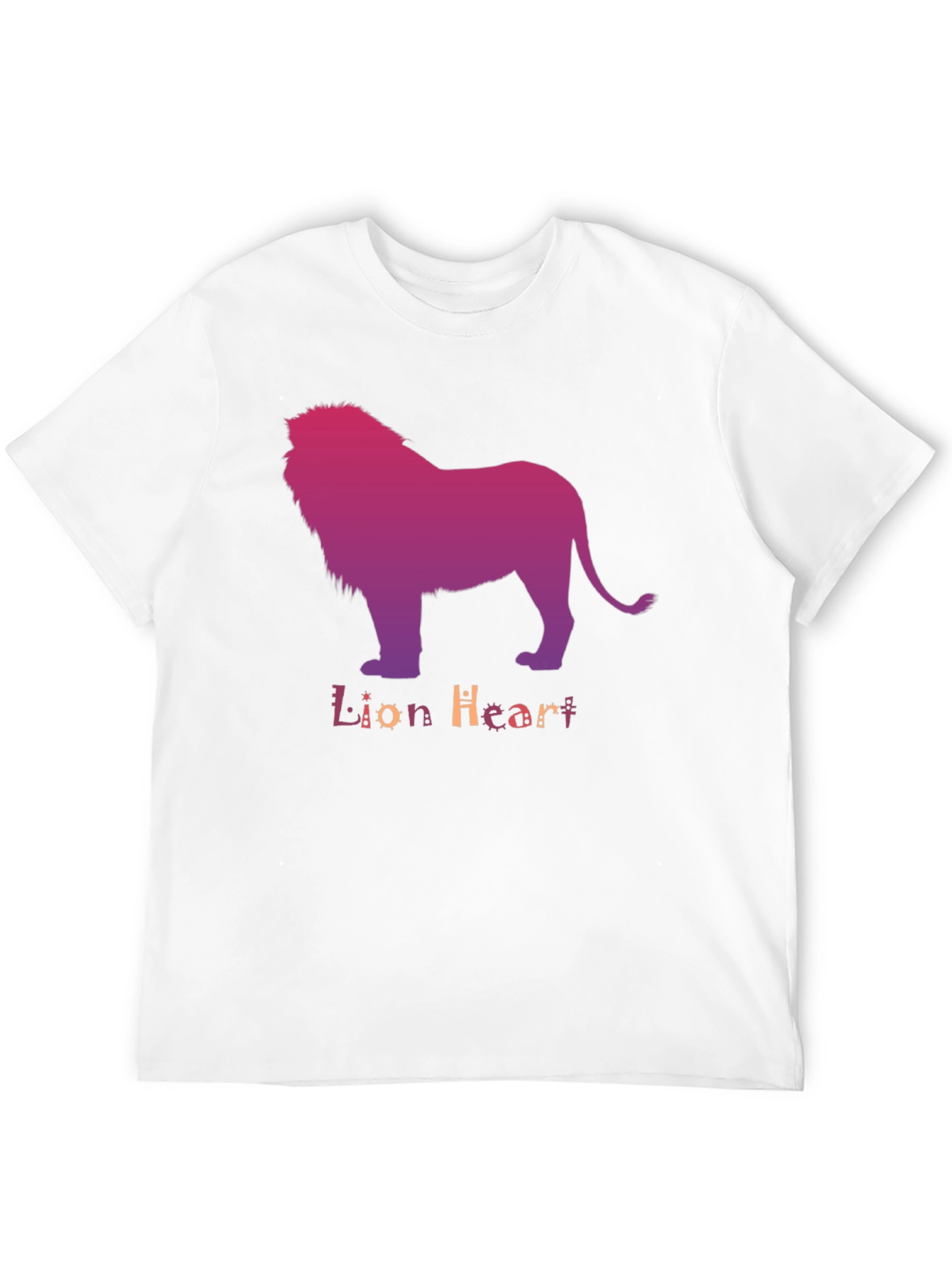Lion Heart Graphic Tee - Stylish Mens T-Shirt