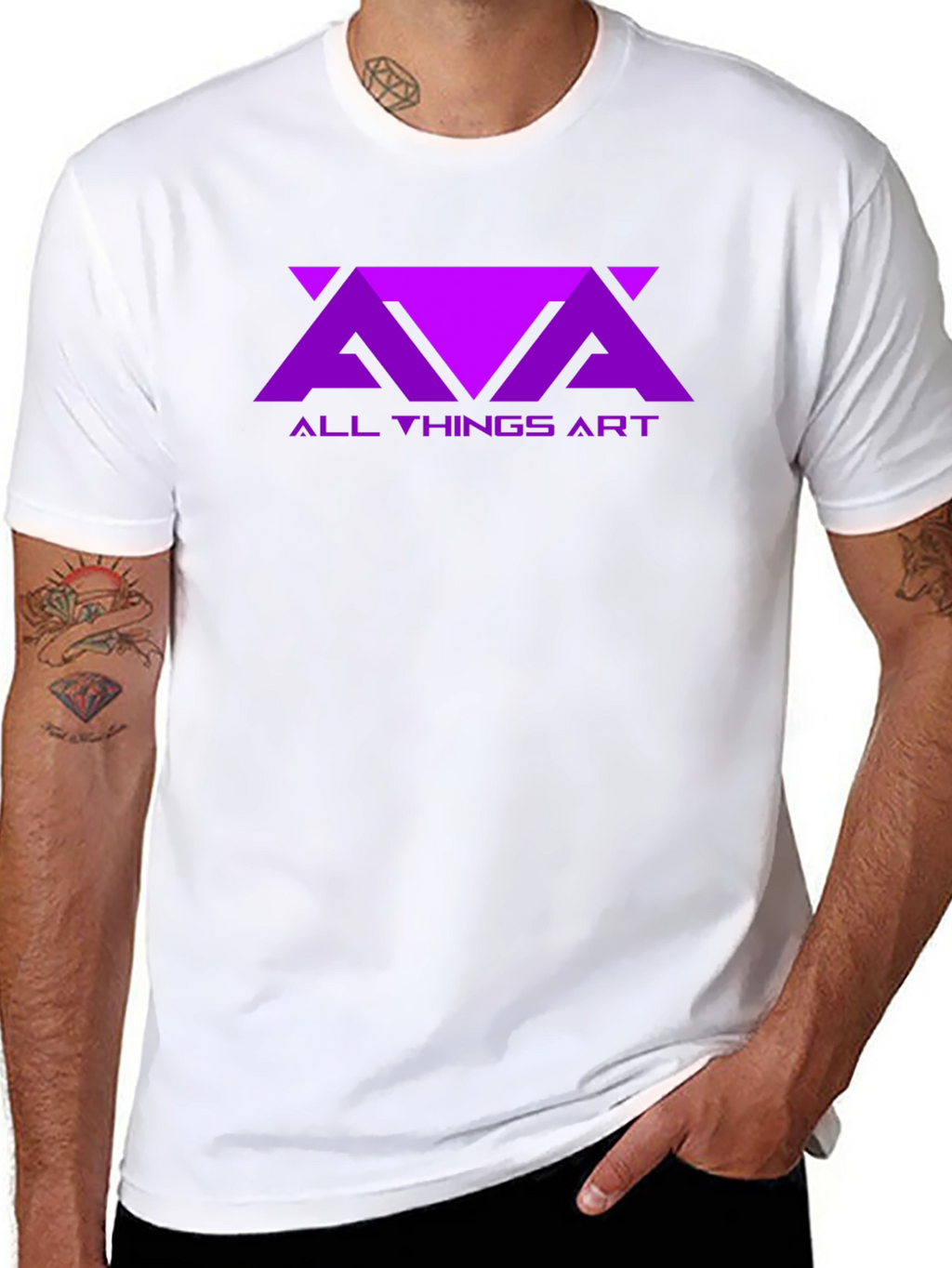 All Things Art Graphic Tee - Black