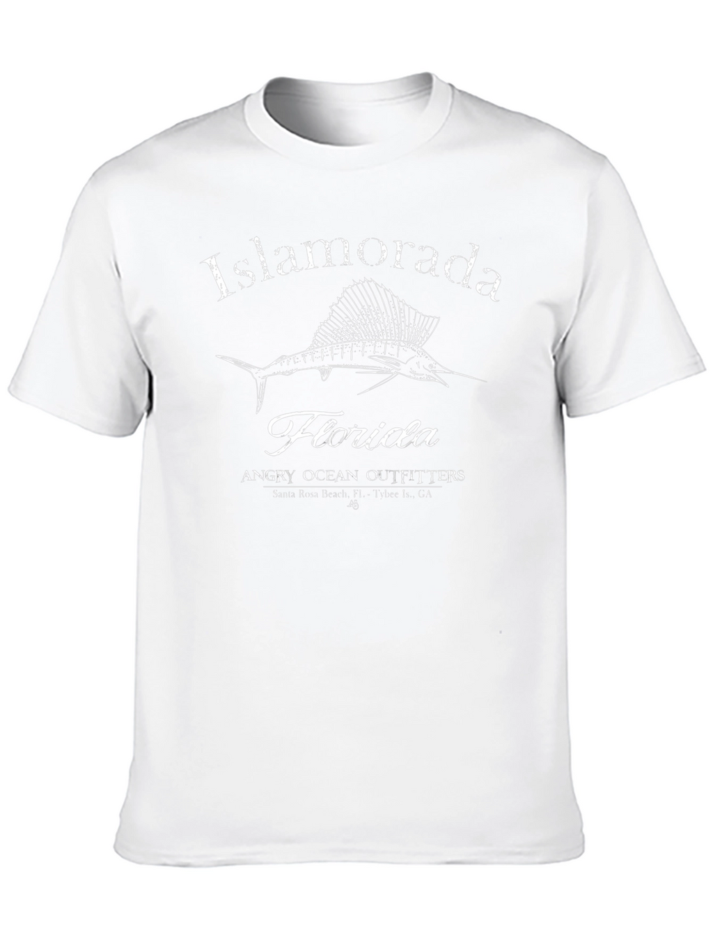 Islamorada Florida Fishing T-Shirt - Black