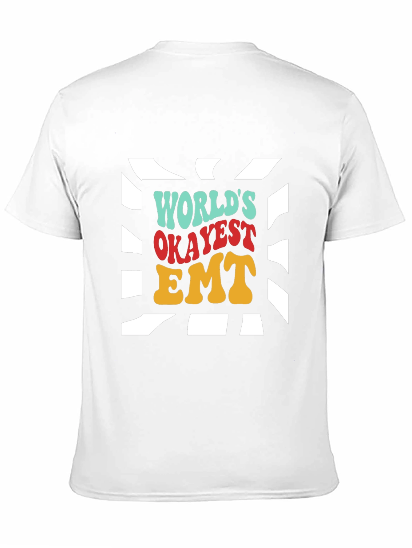 Worlds Okayest EMT T-Shirt - Retro Design