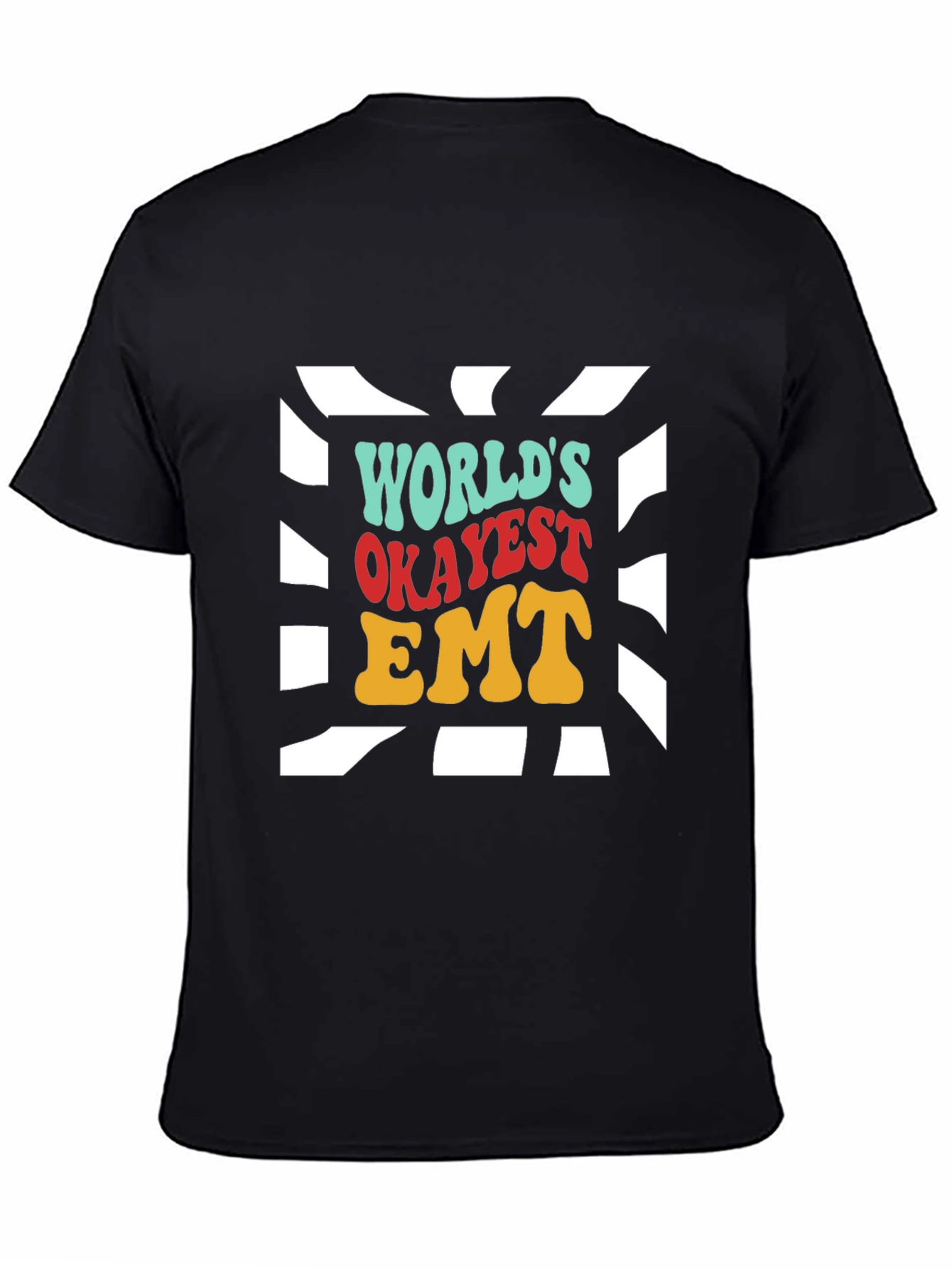 Worlds Okayest EMT T-Shirt - Retro Design