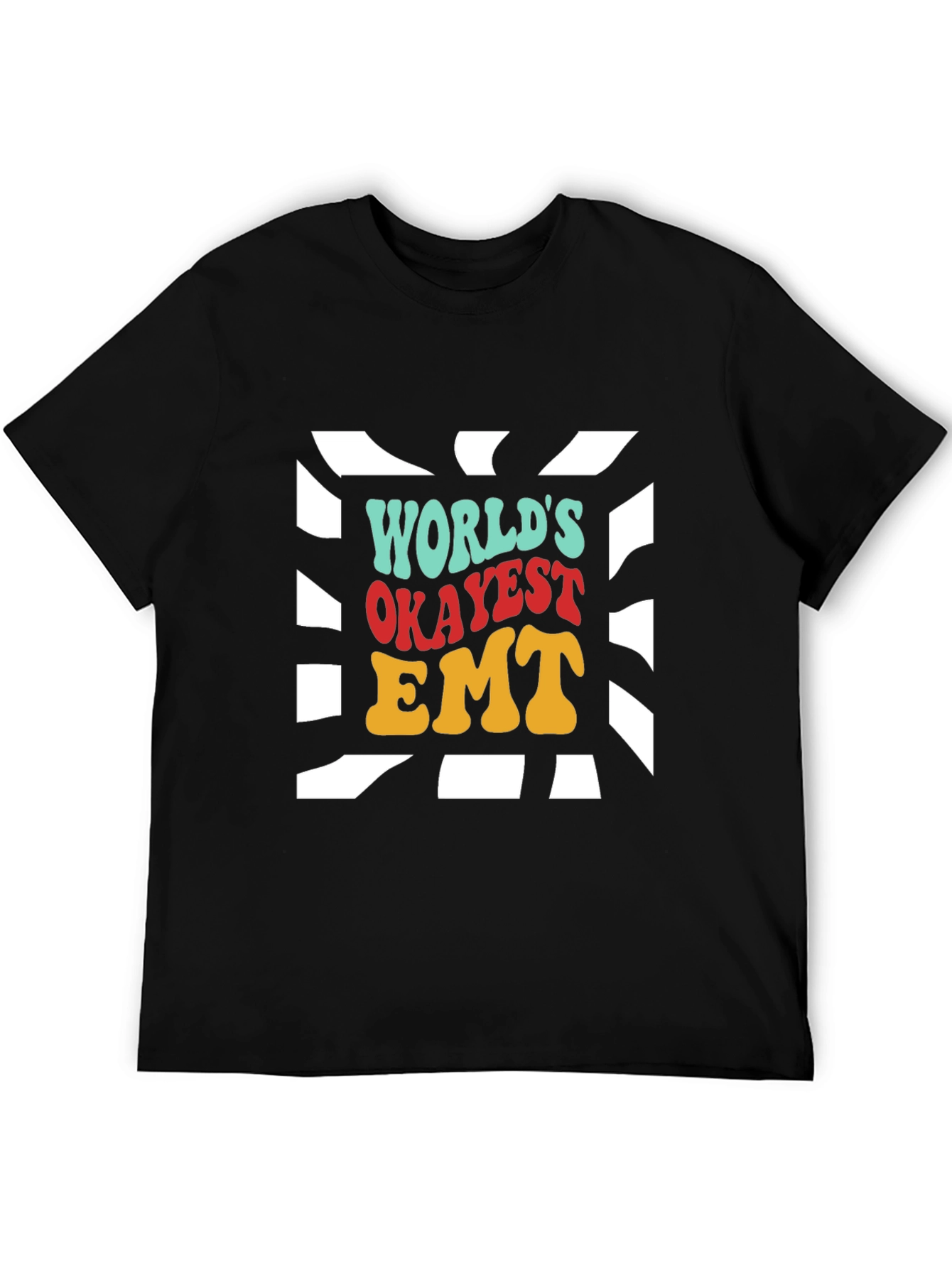 Worlds Okayest EMT T-Shirt - Retro Design