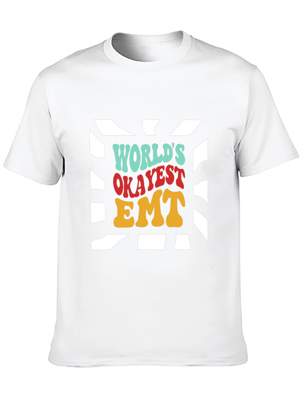 Worlds Okayest EMT T-Shirt - Retro Design