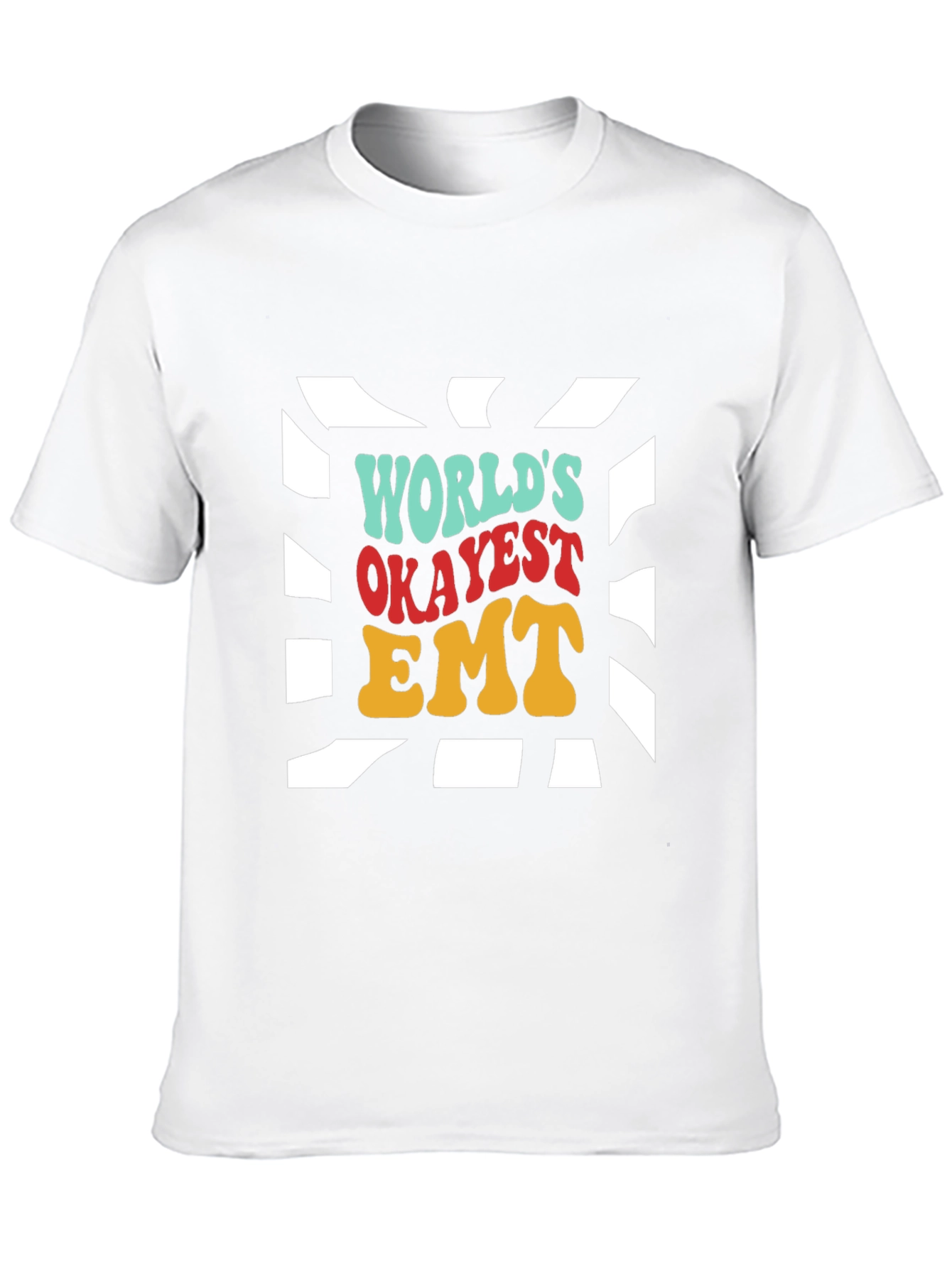 Worlds Okayest EMT T-Shirt - Retro Design
