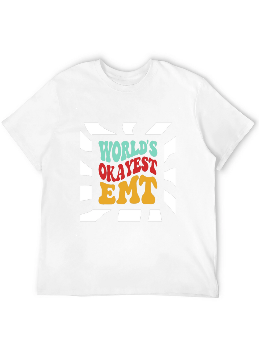 Worlds Okayest EMT T-Shirt - Retro Design