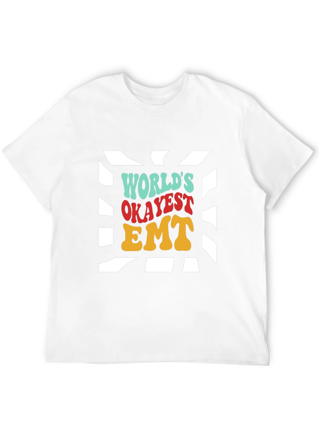 Worlds Okayest EMT T-Shirt - Retro Design