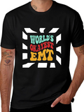 Worlds Okayest EMT T-Shirt - Retro Design