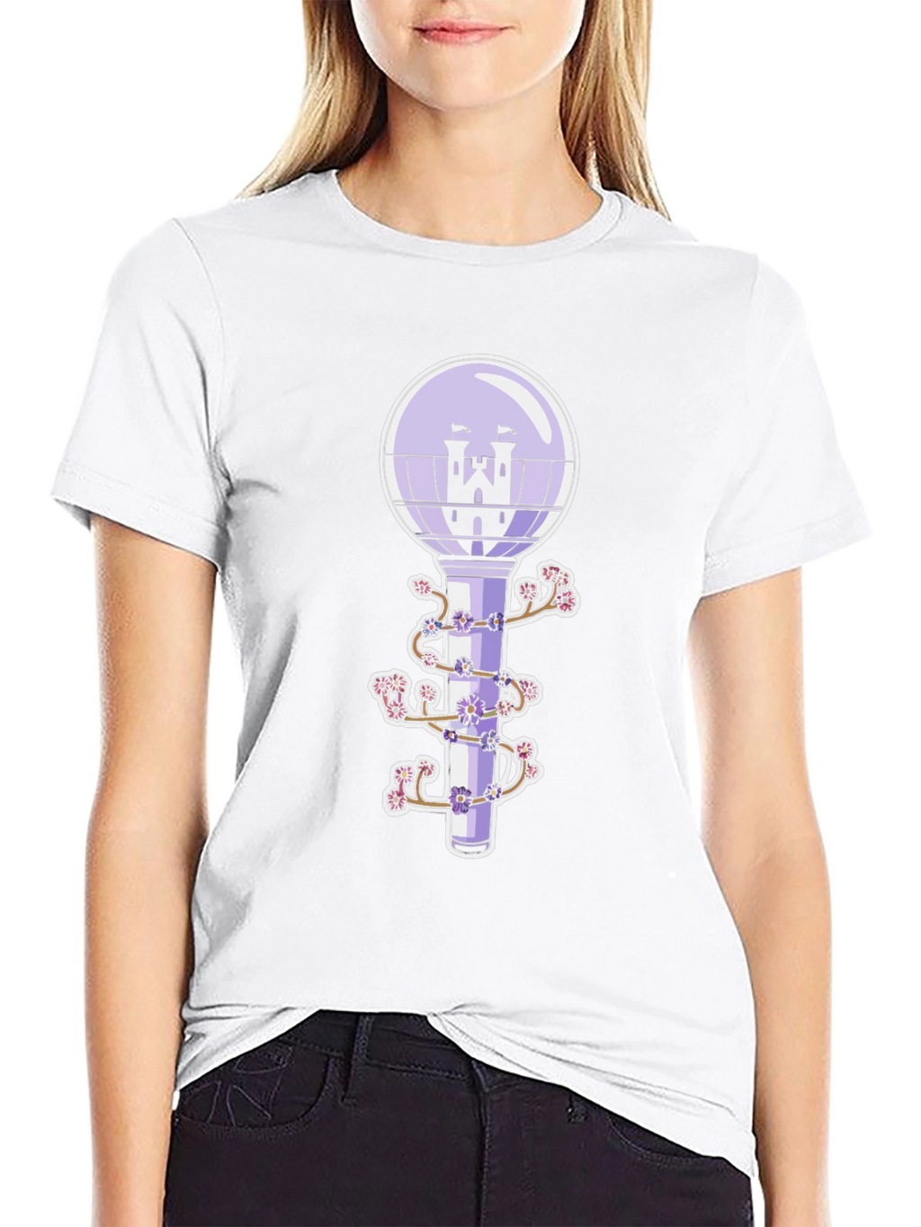 Fantasy Castle Lightstick Graphic Tee