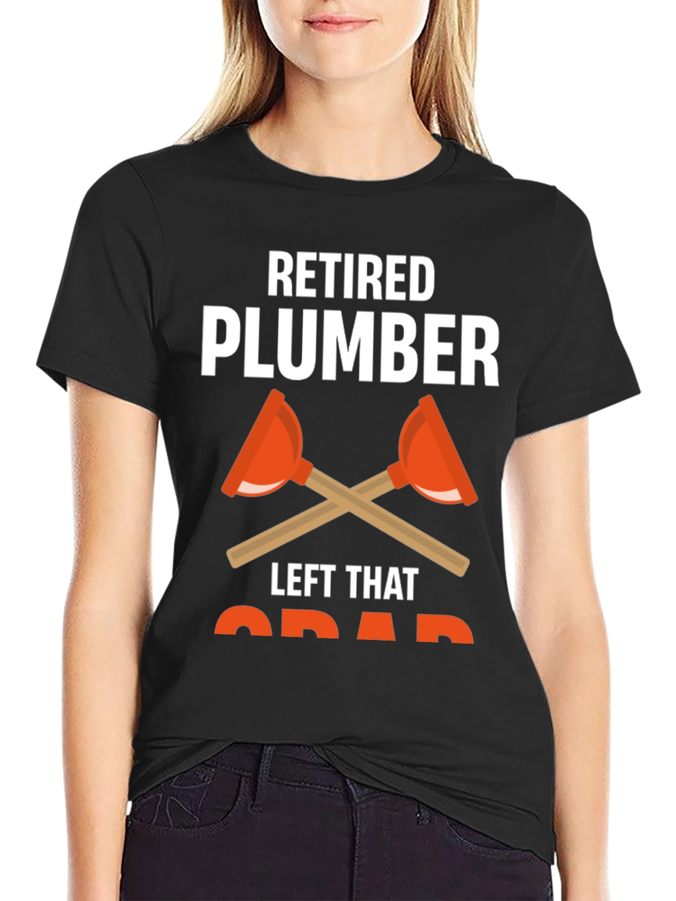 Retired Plumber T-Shirt Funny Retirement Gift