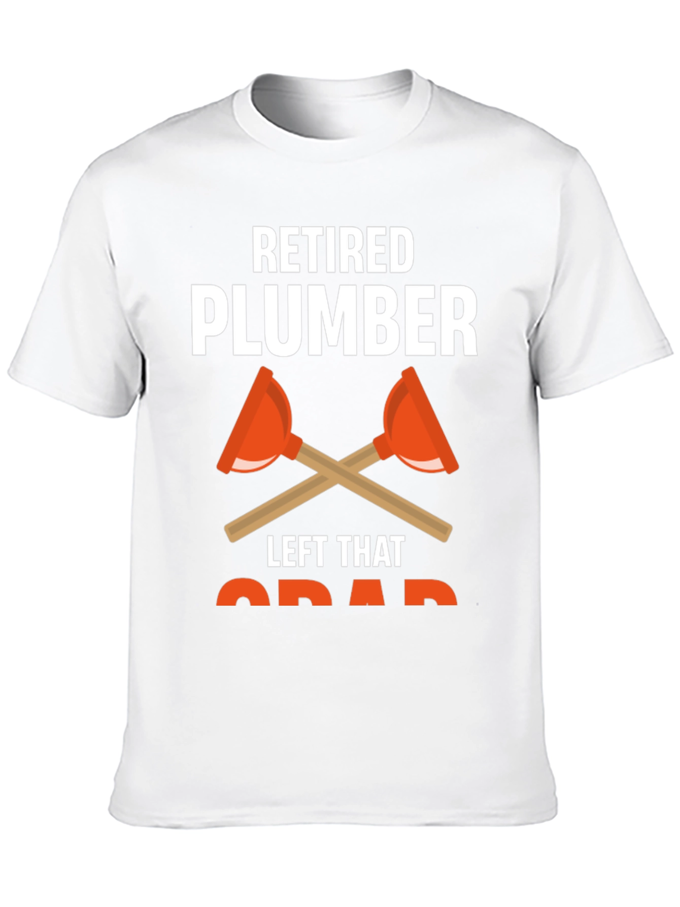 Retired Plumber T-Shirt Funny Retirement Gift
