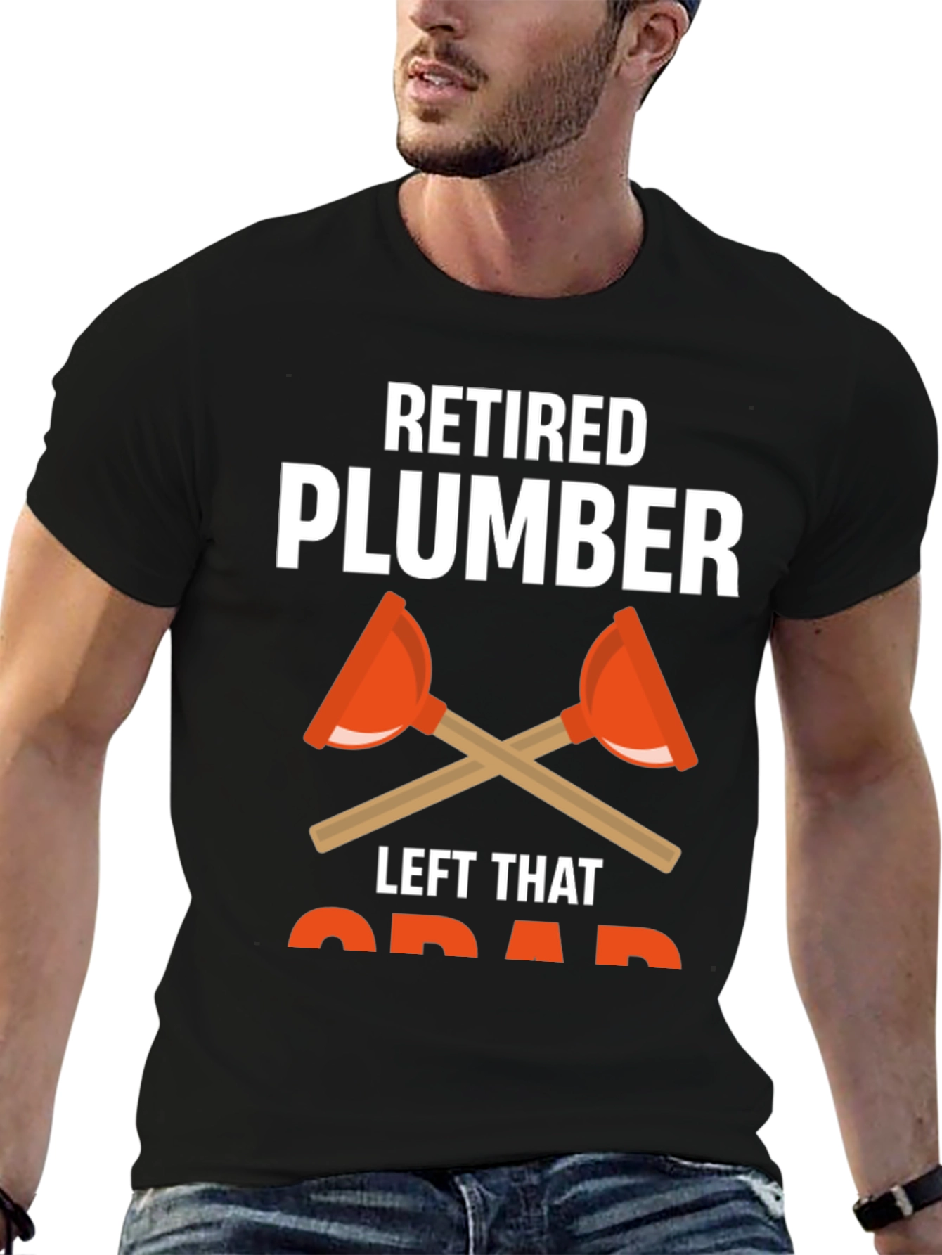Retired Plumber T-Shirt Funny Retirement Gift